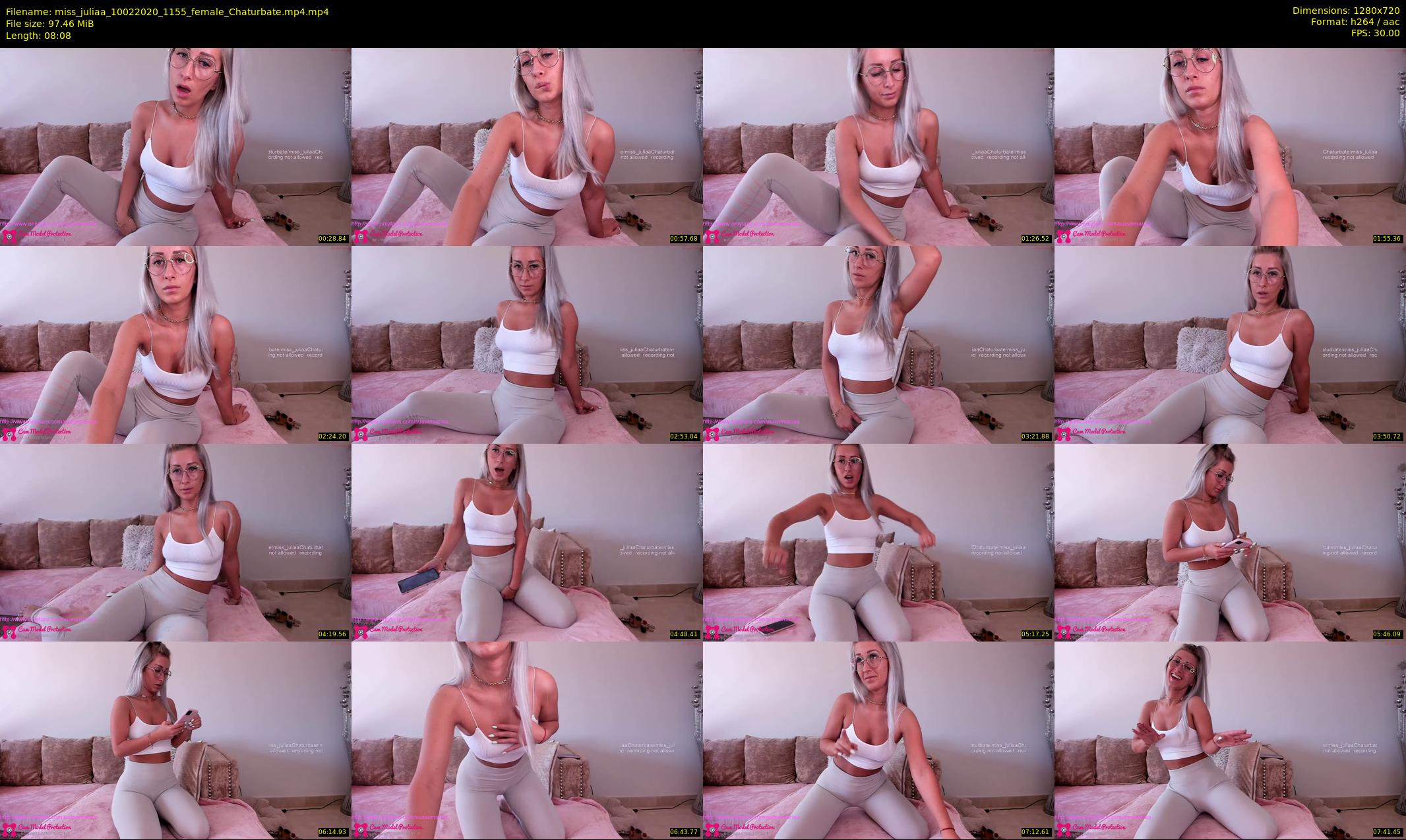 miss_juliaa — 9 minute Chaturbate female cam show recording, 720p, Feb 10, 2020