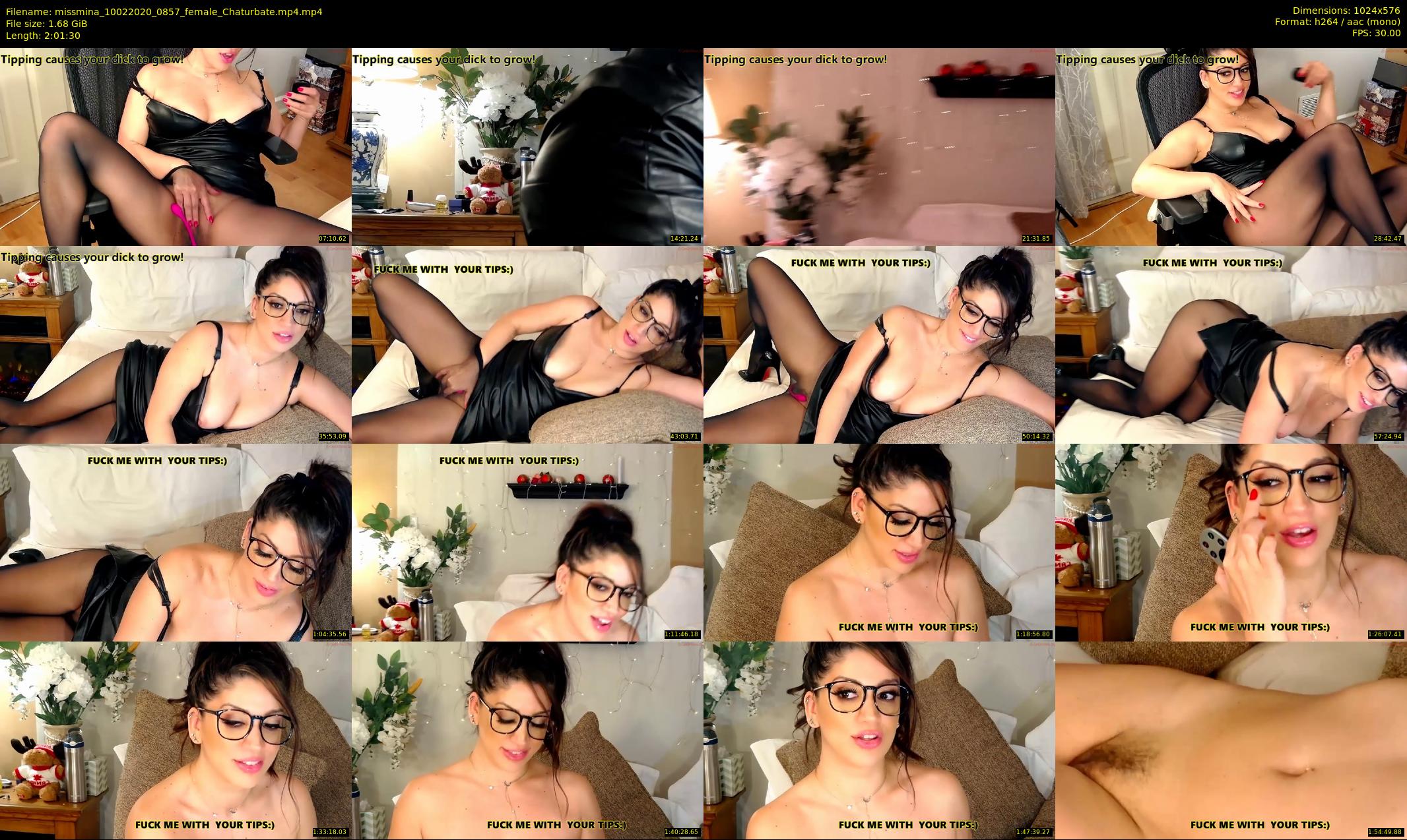 missmina — 122 minute Chaturbate female cam show recording, 480p, Feb 10, 2020