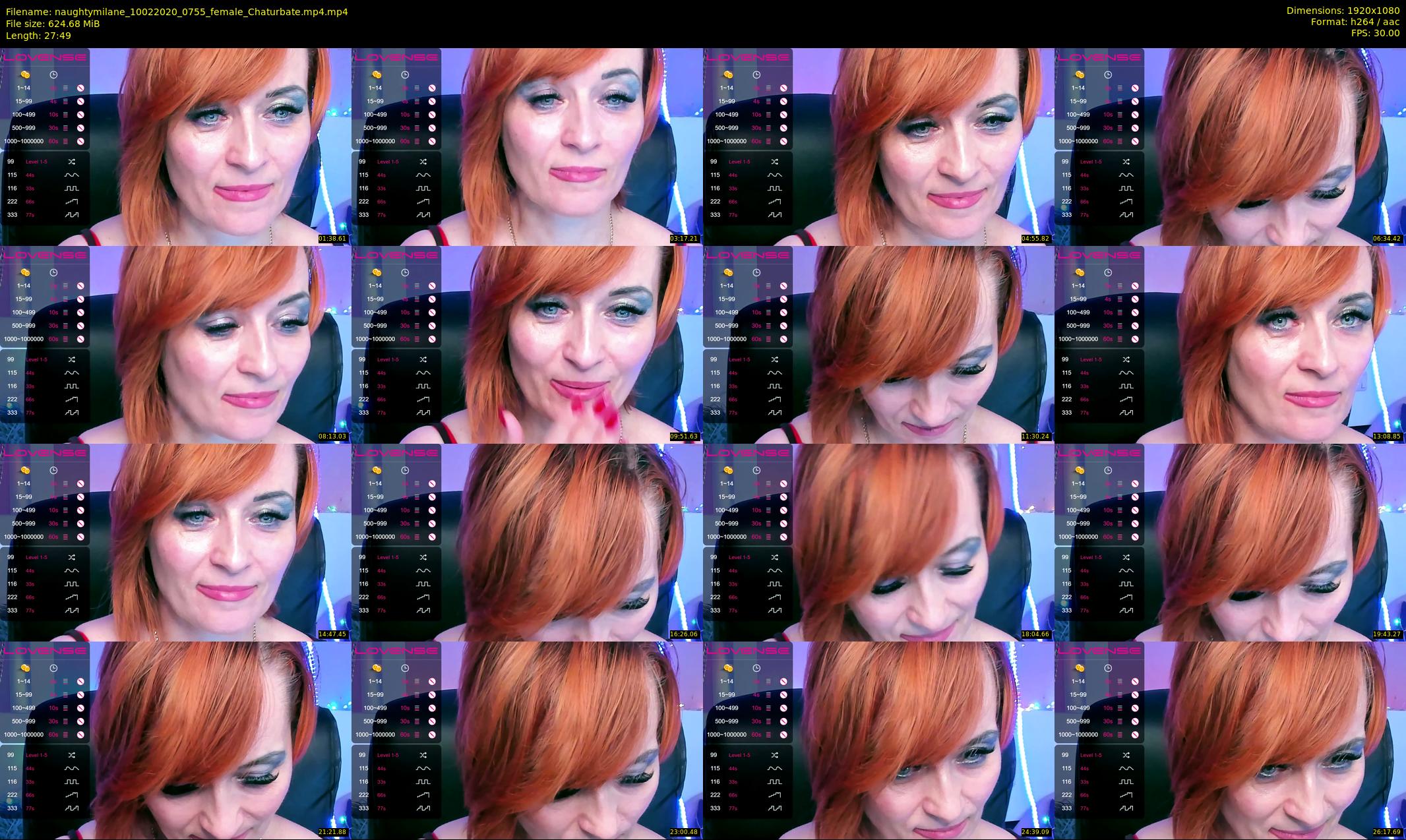 naughtymilane — 28 minute Chaturbate female cam show recording, 1080p, Feb 10, 2020