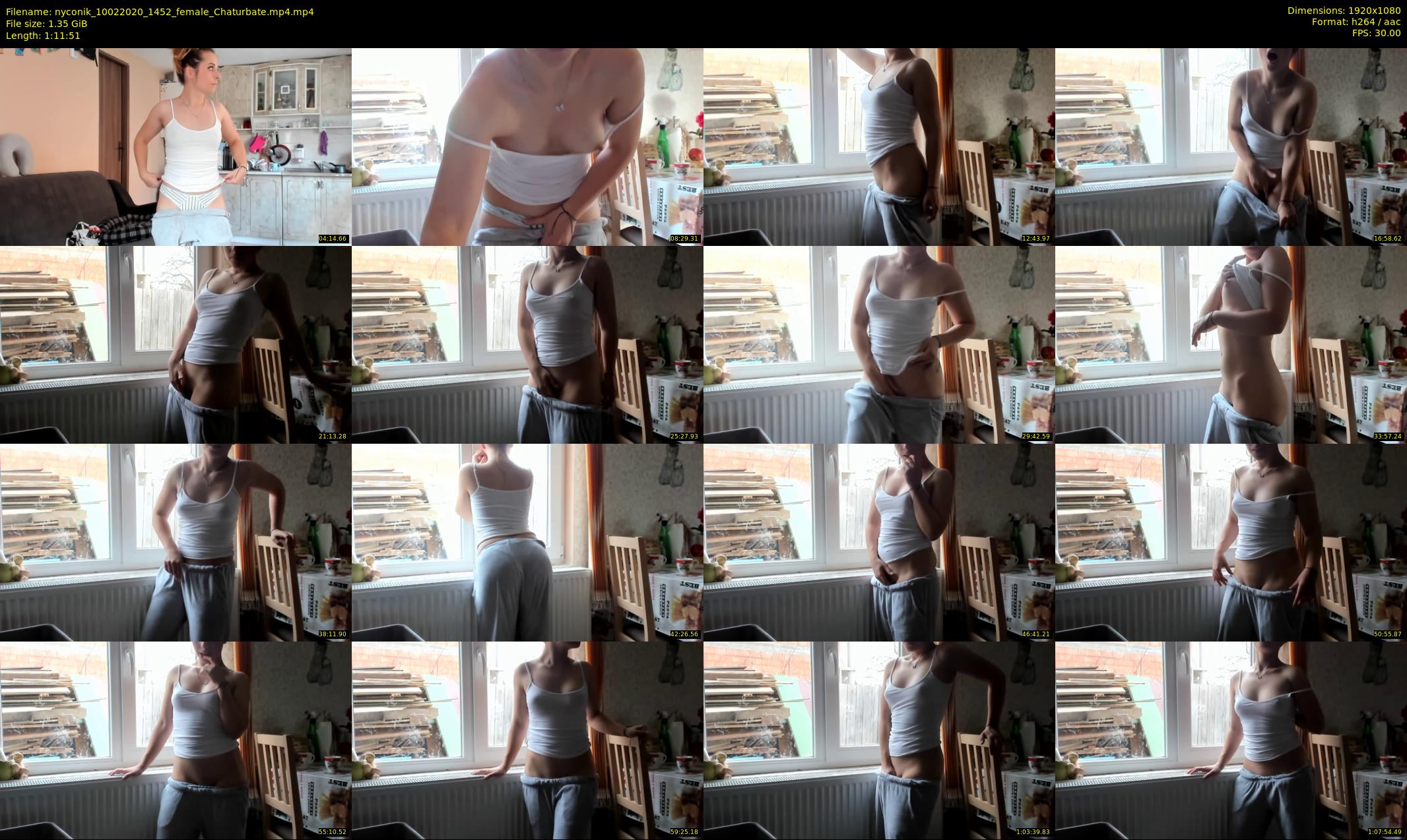 nyconik — 72 minute Chaturbate female cam show recording, 1080p, Feb 10, 2020