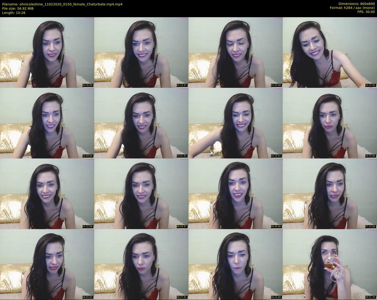 ohnicoleshine — 11 minute Chaturbate female cam show recording, 480p, Feb 11, 2020