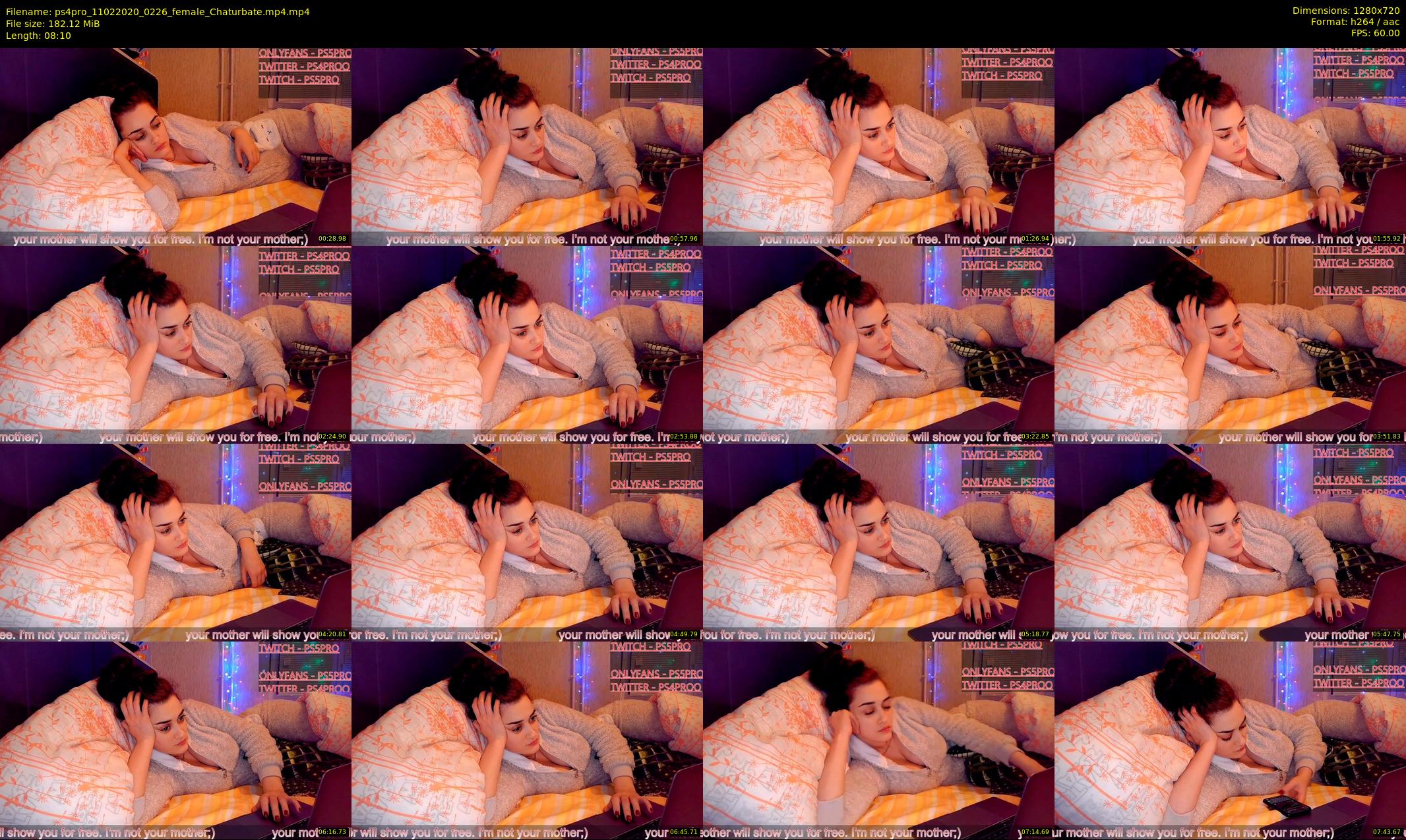ps4pro — 9 minute Chaturbate female cam show recording, 720p, Feb 11, 2020