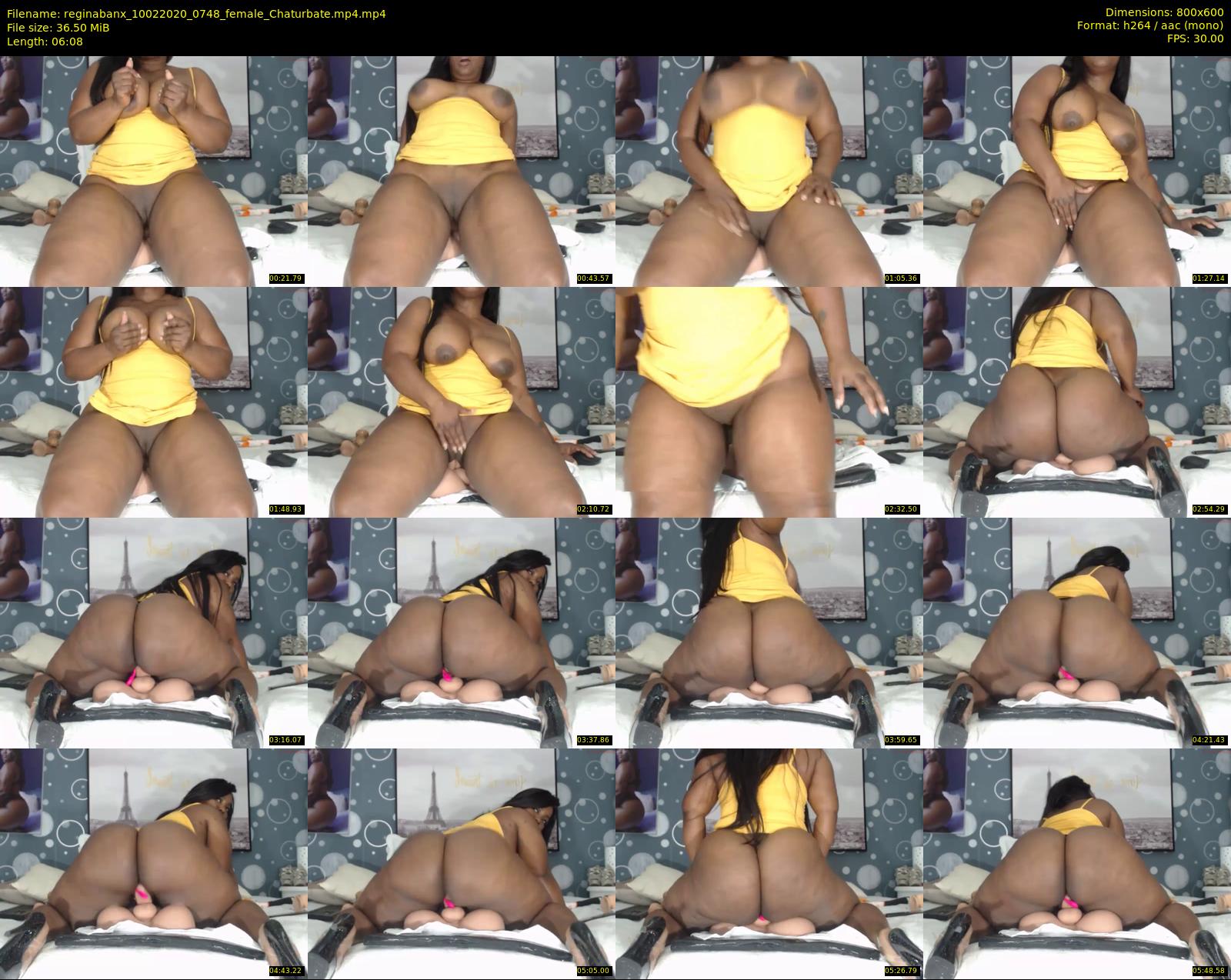 reginabanx — 7 minute Chaturbate female cam show recording, 480p, Feb 10, 2020