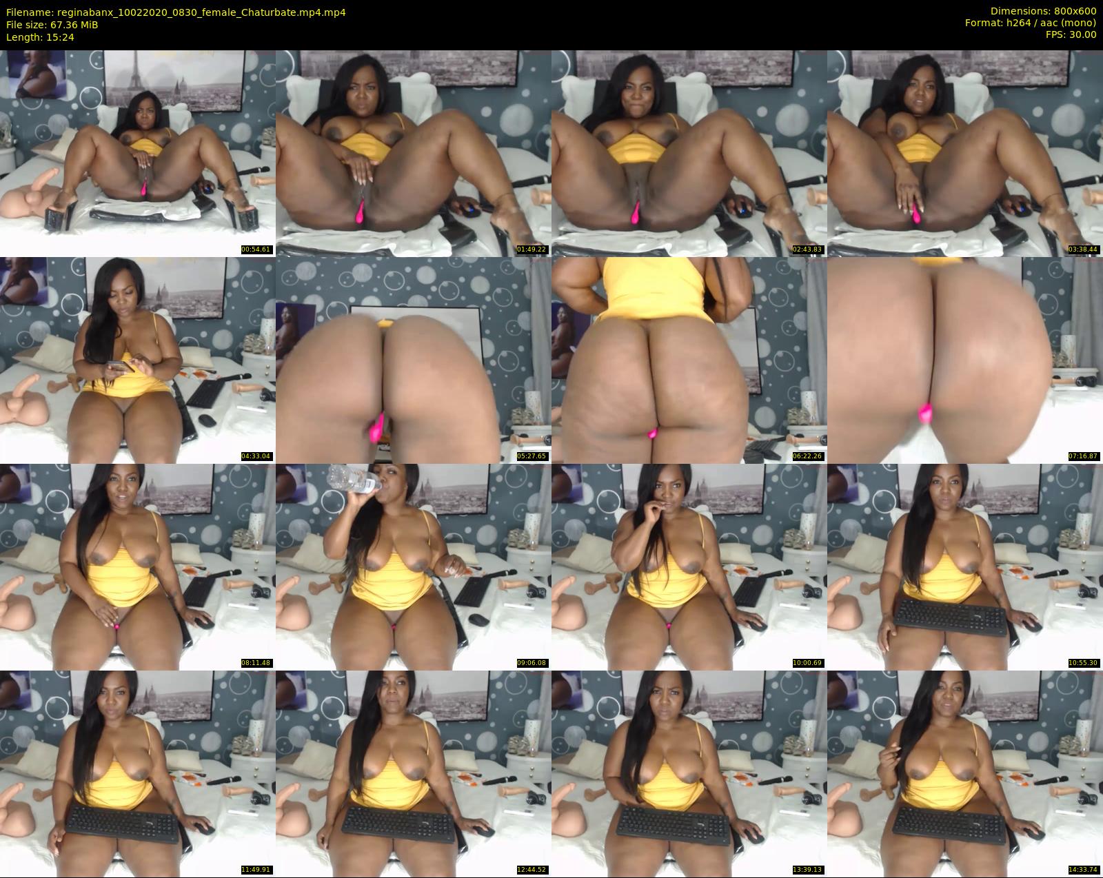 reginabanx — 16 minute Chaturbate female cam show recording, 480p, Feb 10, 2020