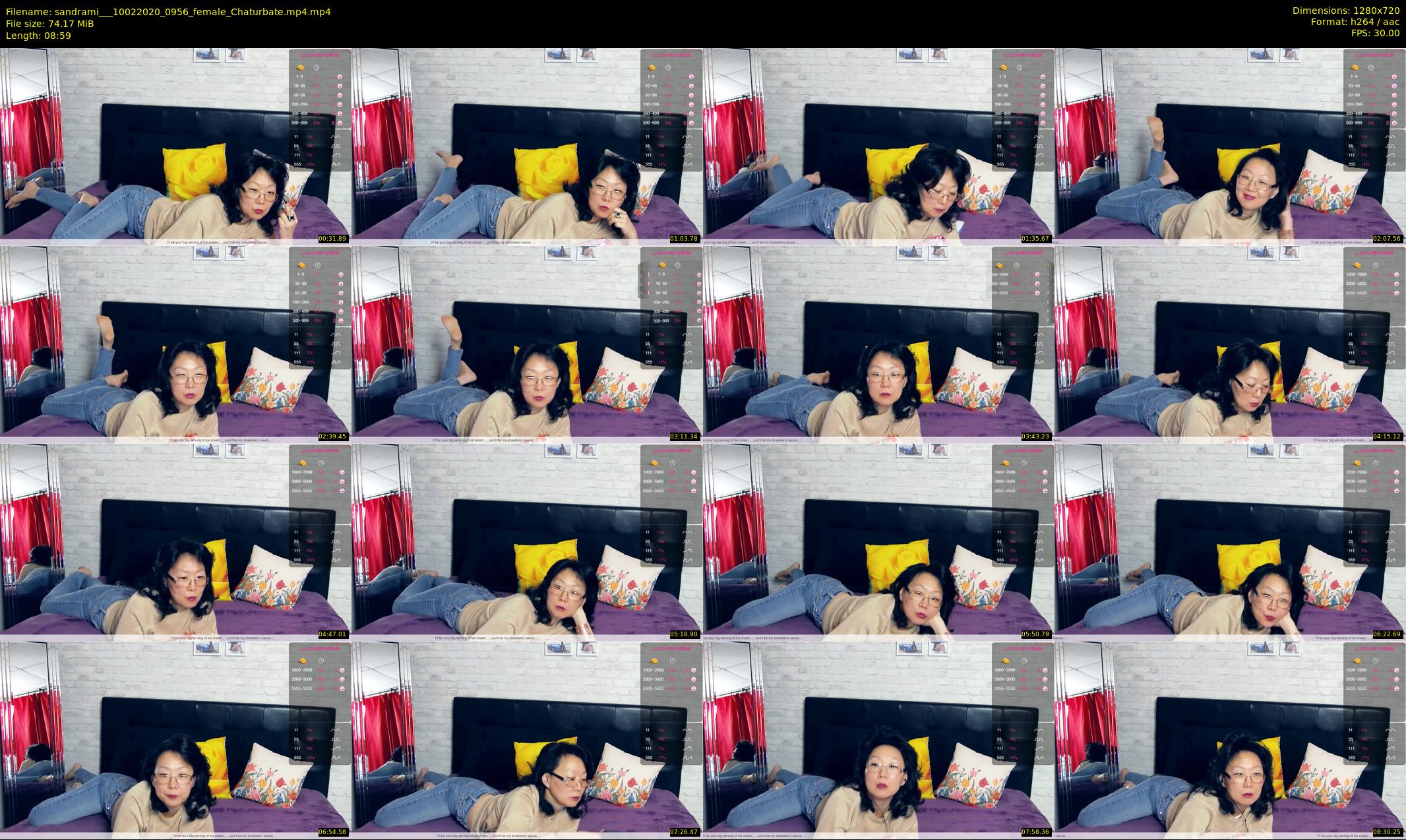 sandrami__ — 9 minute Chaturbate female cam show recording, 720p, Feb 10, 2020