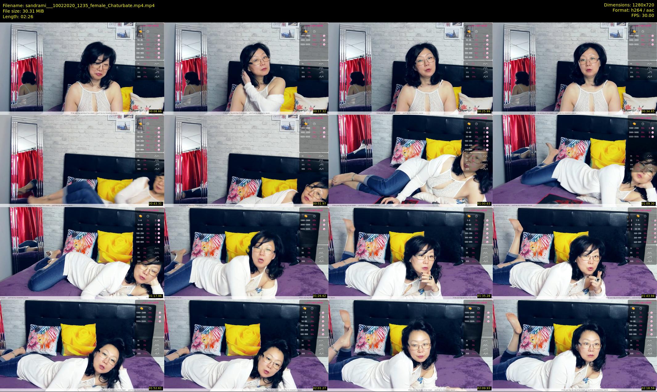 sandrami__ — 3 minute Chaturbate female cam show recording, 720p, Feb 10, 2020