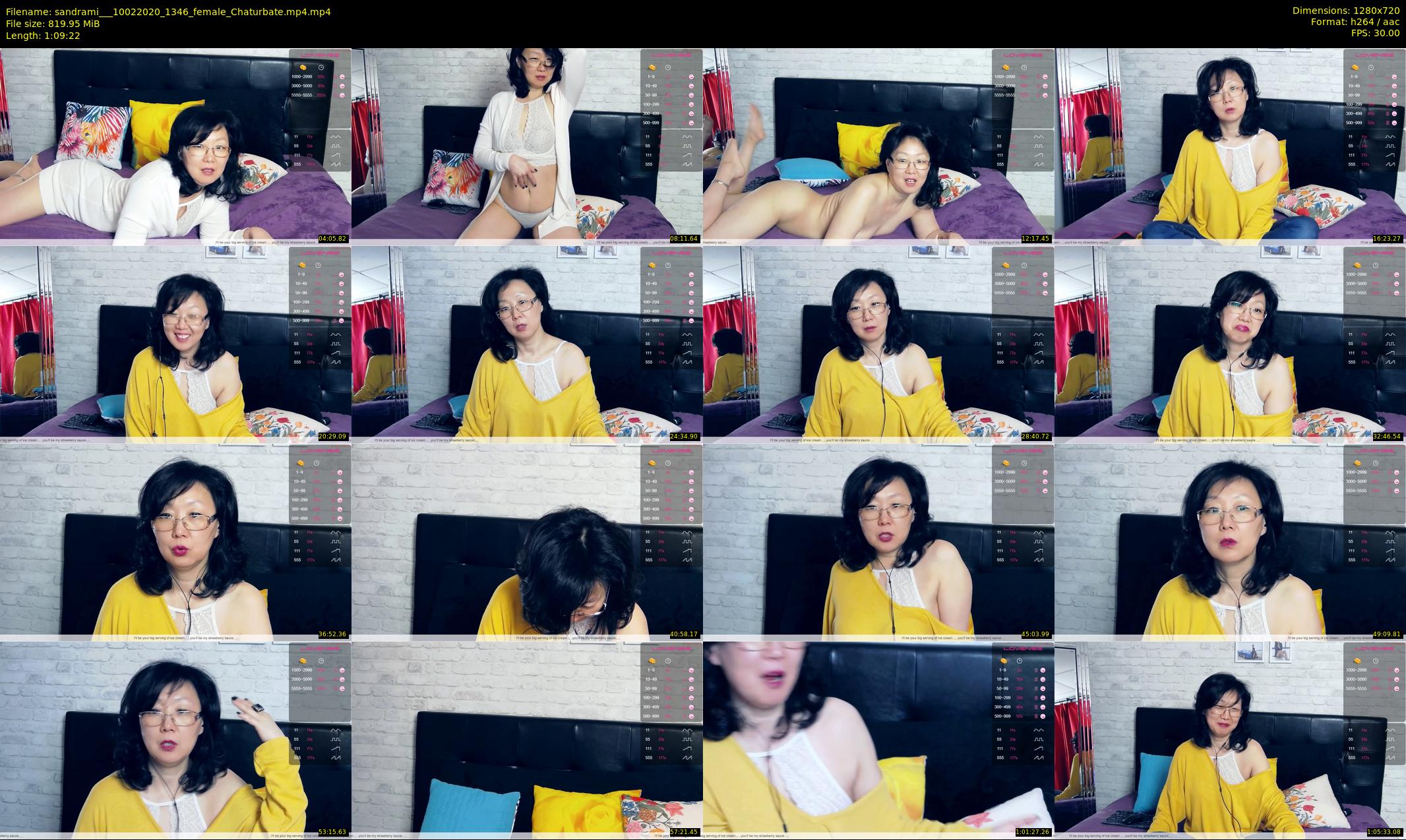 sandrami__ — 70 minute Chaturbate female cam show recording, 720p, Feb 10, 2020
