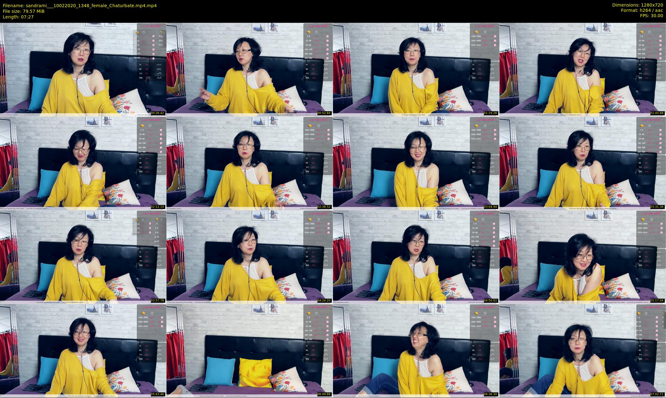 sandrami__ — 8 minute Chaturbate female cam show recording, 720p, Feb 10, 2020