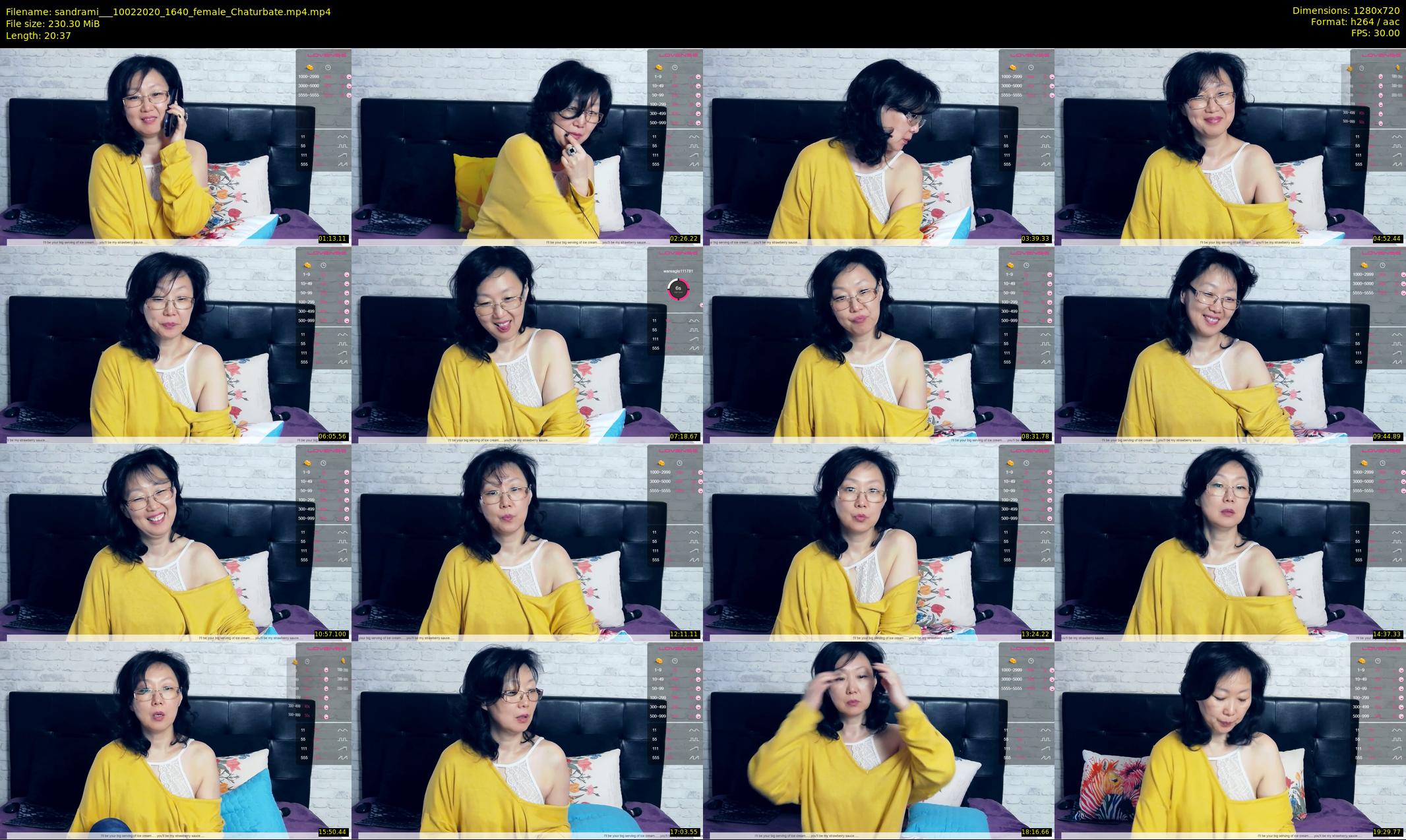 sandrami__ — 21 minute Chaturbate female cam show recording, 720p, Feb 10, 2020