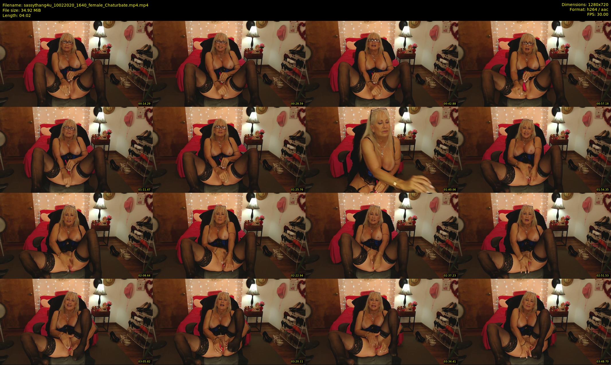 sassythang4u — 5 minute Chaturbate female cam show recording, 720p, Feb 10, 2020
