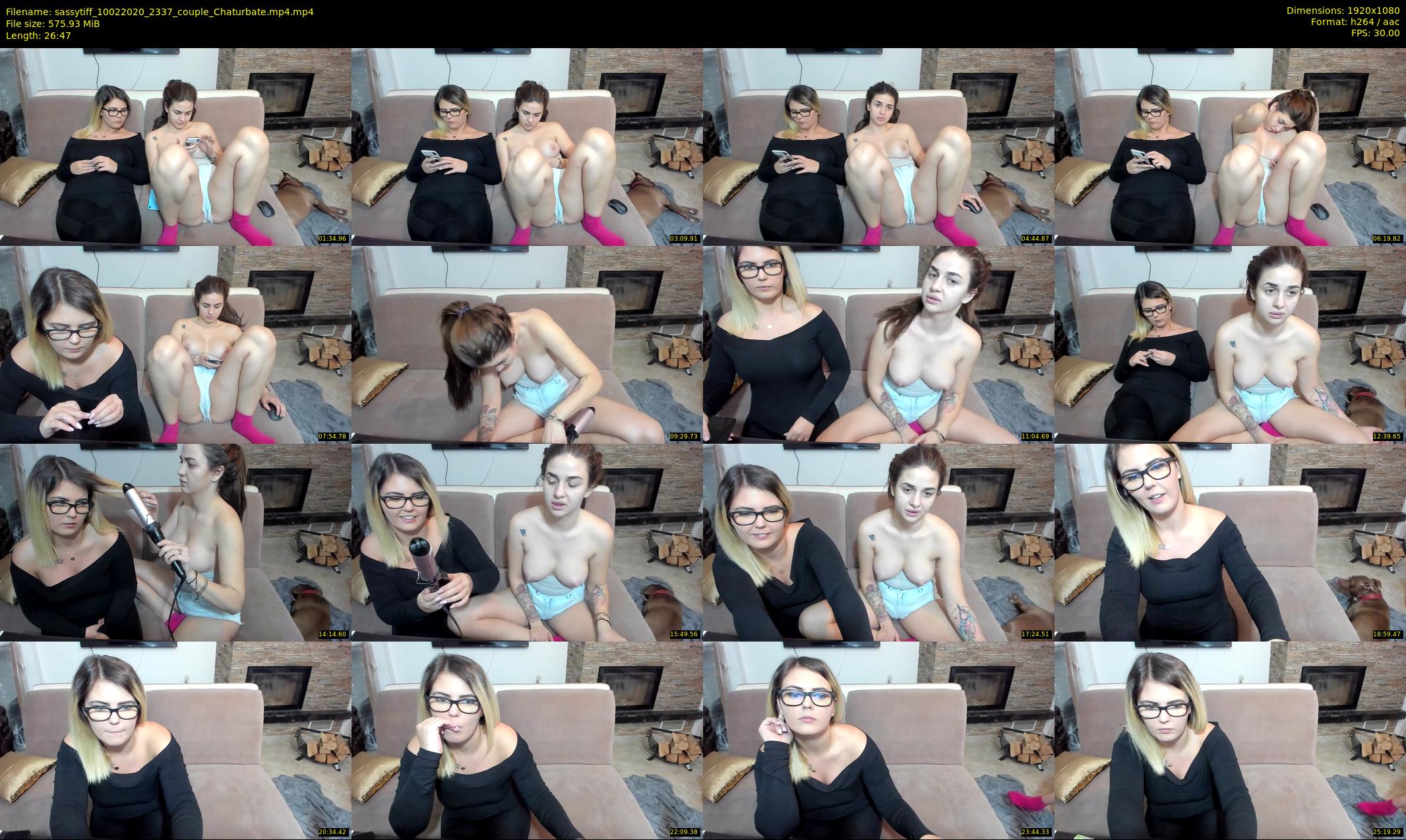 sassytiff — 27 minute Chaturbate couple cam show recording, 1080p, Feb 10, 2020