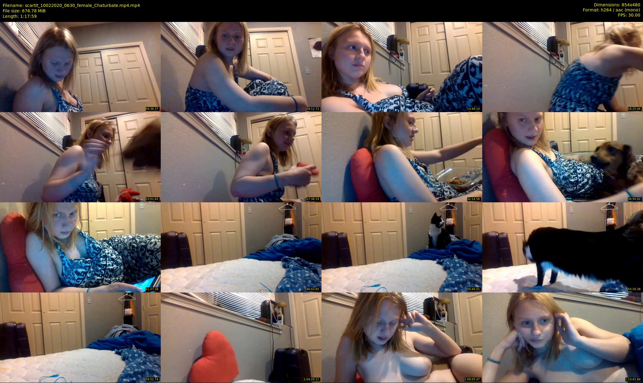 scartit — 78 minute Chaturbate female cam show recording, 480p, Feb 10, 2020