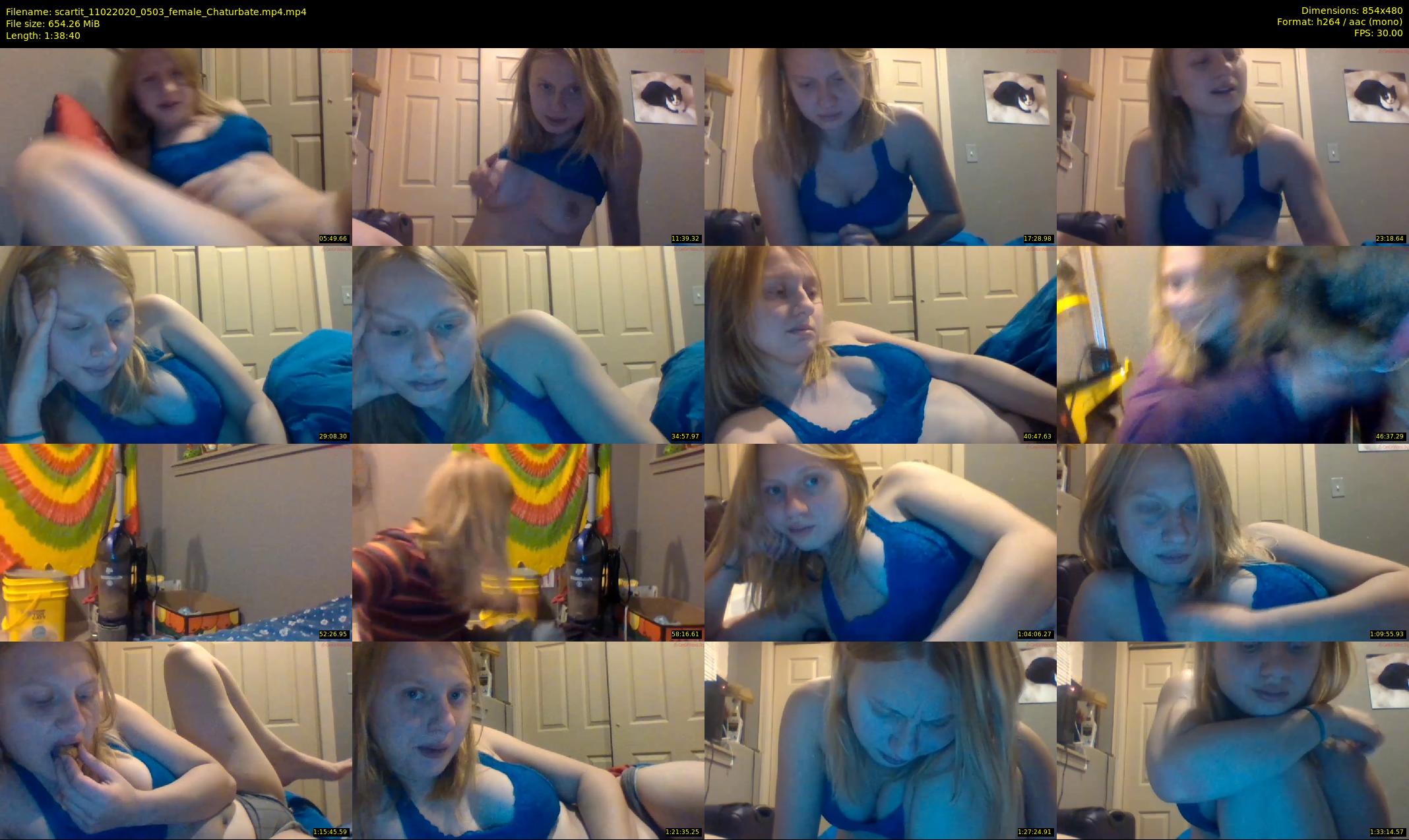 scartit — 99 minute Chaturbate female cam show recording, 480p, Feb 11, 2020
