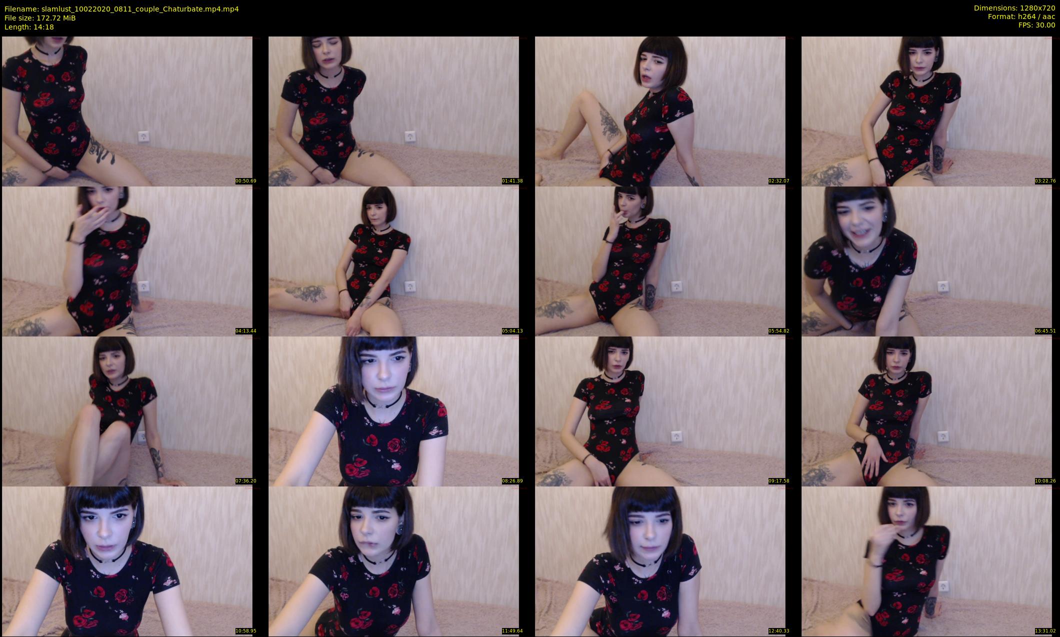slamlust — 15 minute Chaturbate couple cam show recording, 720p, Feb 10, 2020