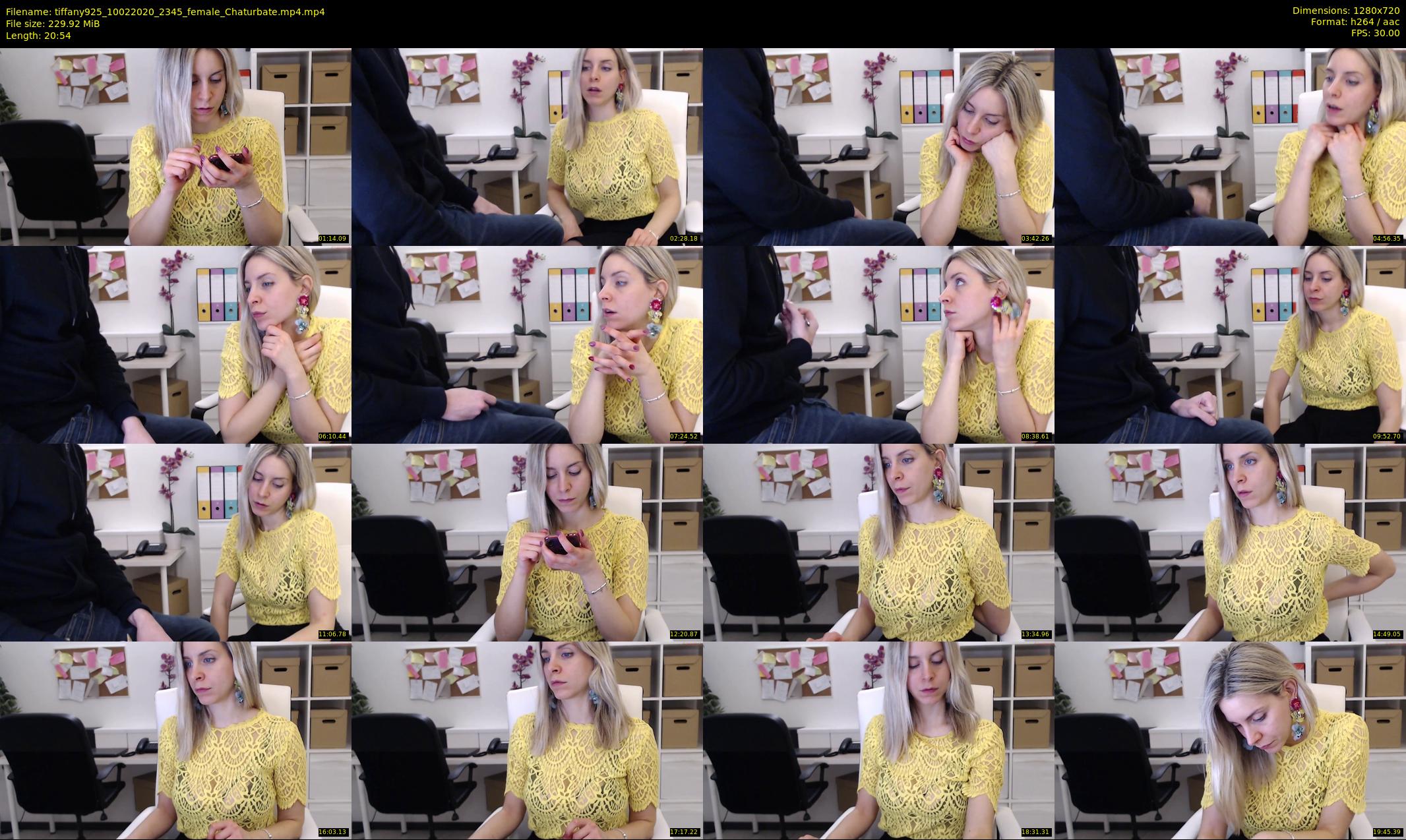 tiffany925 — 21 minute Chaturbate female cam show recording, 720p, Feb 10, 2020