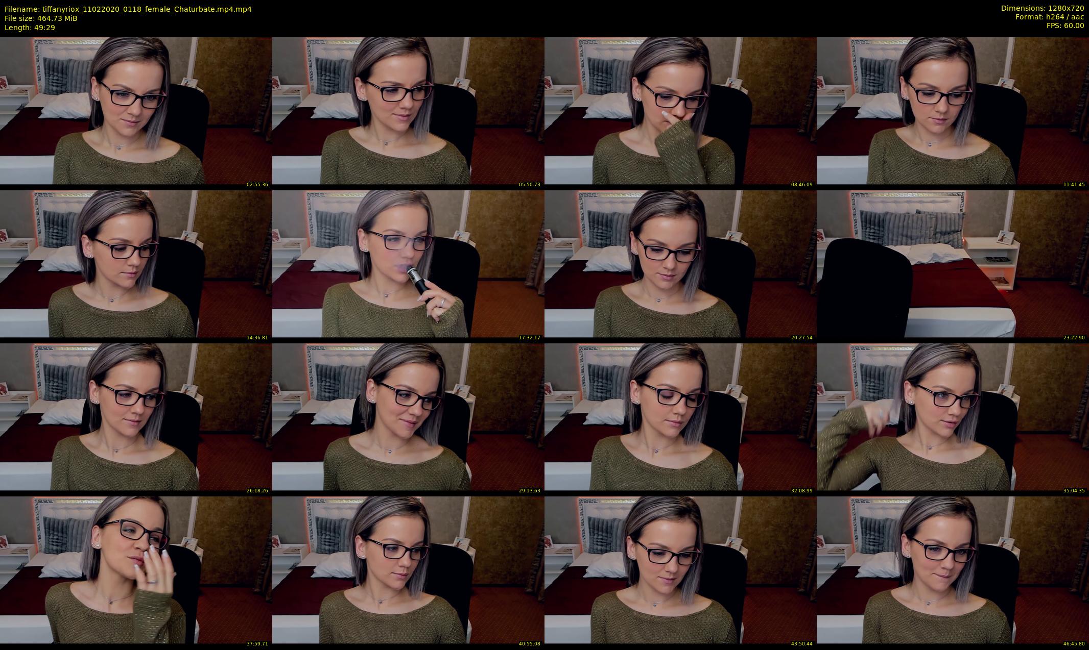 tiffanyriox — 50 minute Chaturbate female cam show recording, 720p, Feb 11, 2020