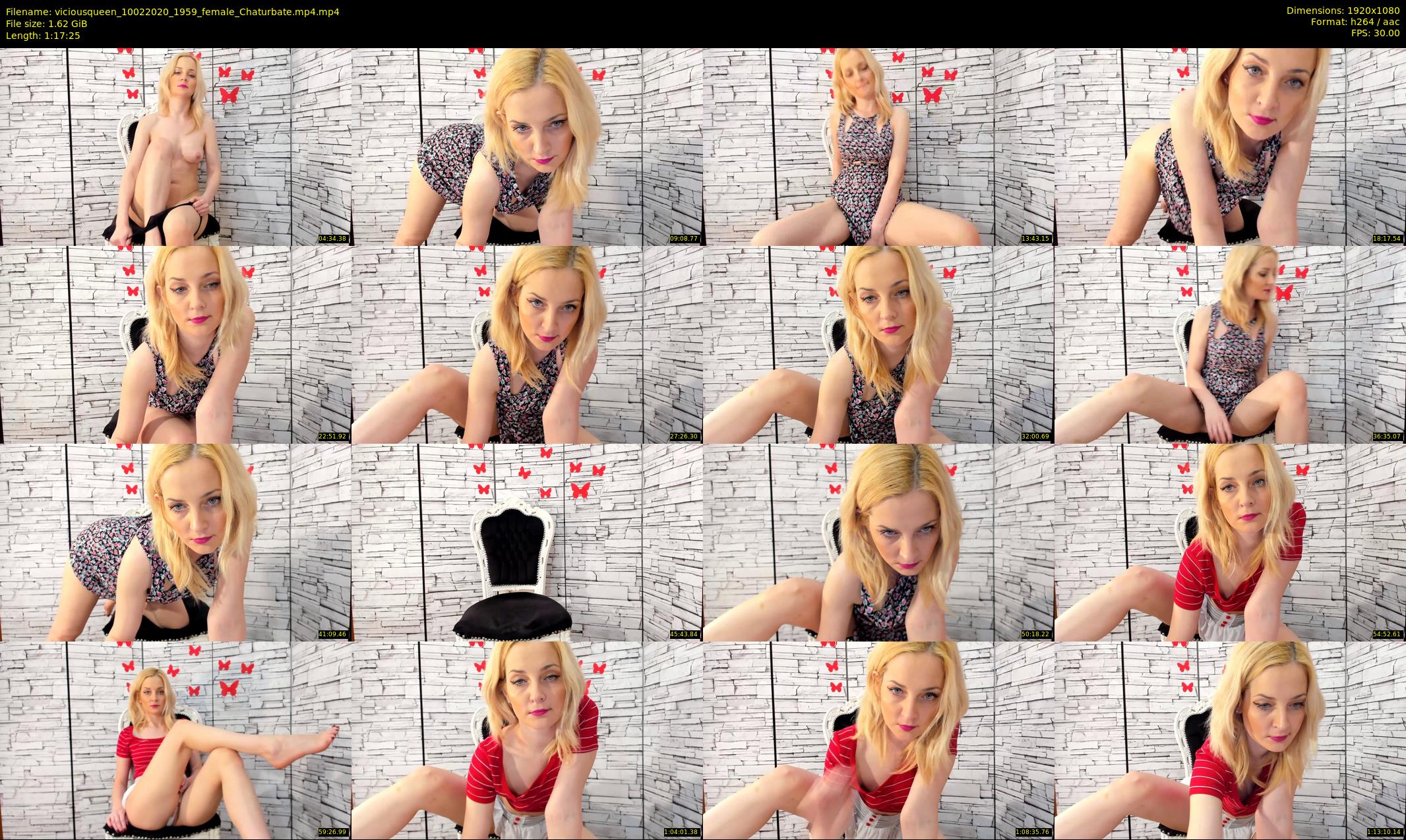 viciousqueen — 78 minute Chaturbate female cam show recording, 1080p, Feb 10, 2020