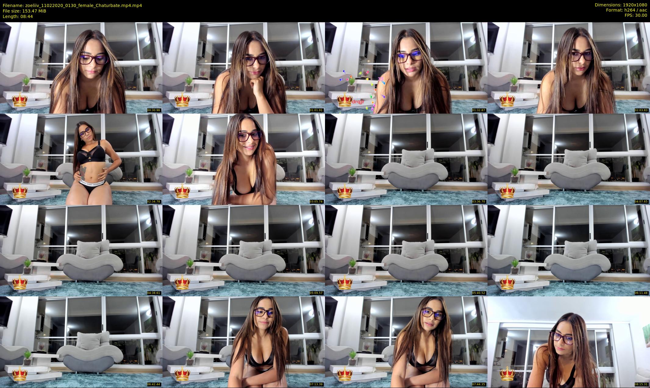 zoeliiv — 9 minute Chaturbate female cam show recording, 1080p, Feb 11, 2020