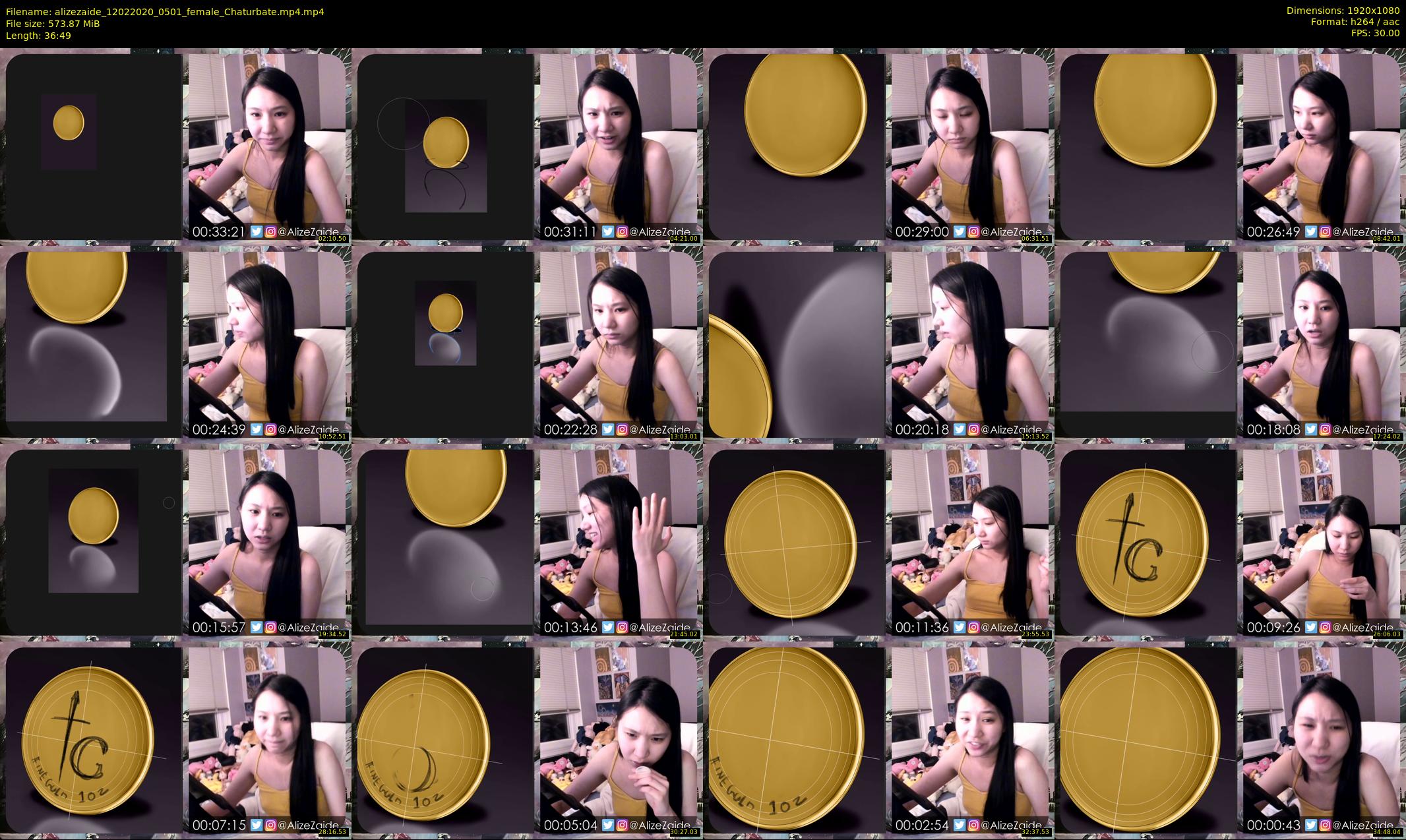 alizezaide — 37 minute Chaturbate female cam show recording, 1080p, Feb 12, 2020