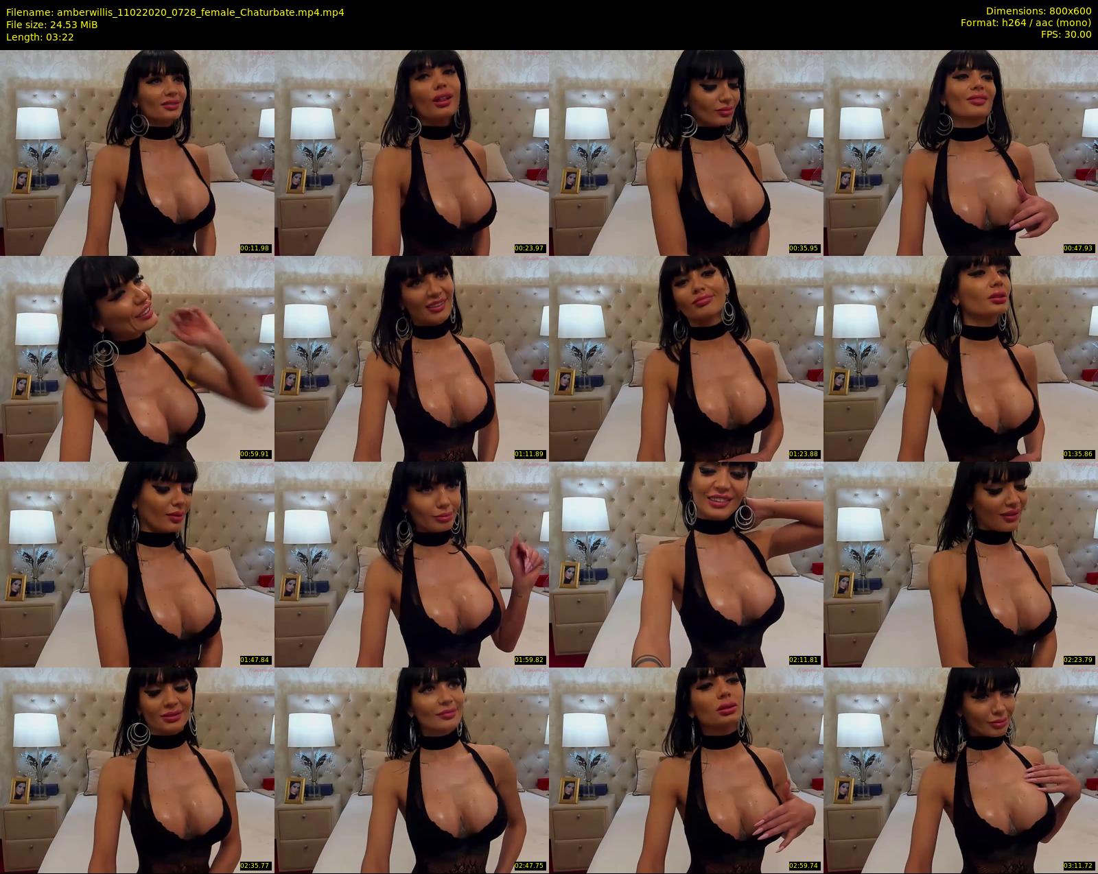 amberwillis — 4 minute Chaturbate female cam show recording, 480p, Feb 11, 2020