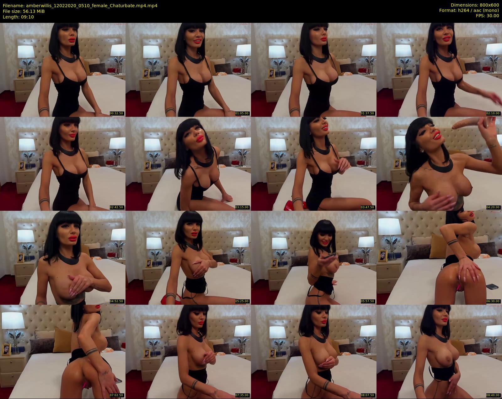 amberwillis — 10 minute Chaturbate female cam show recording, 480p, Feb 12, 2020