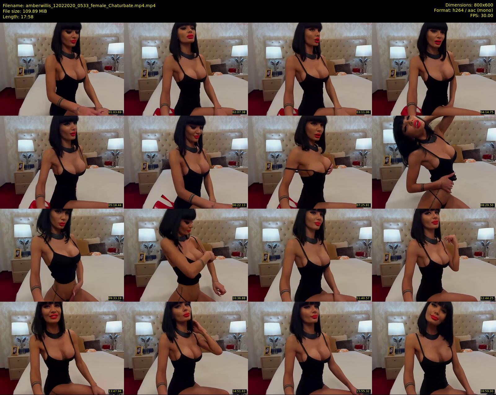 amberwillis — 18 minute Chaturbate female cam show recording, 480p, Feb 12, 2020