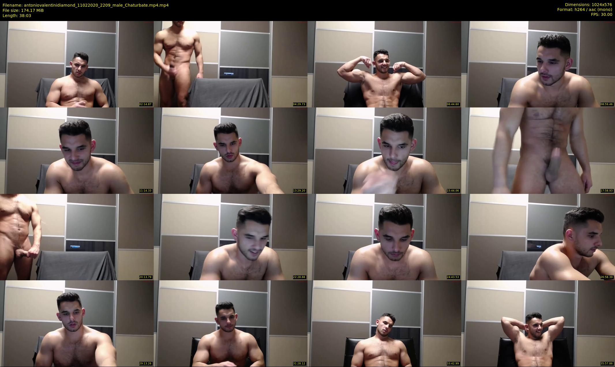 antoniovalentinidiamond — 39 minute Chaturbate male cam show recording, 480p, Feb 11, 2020