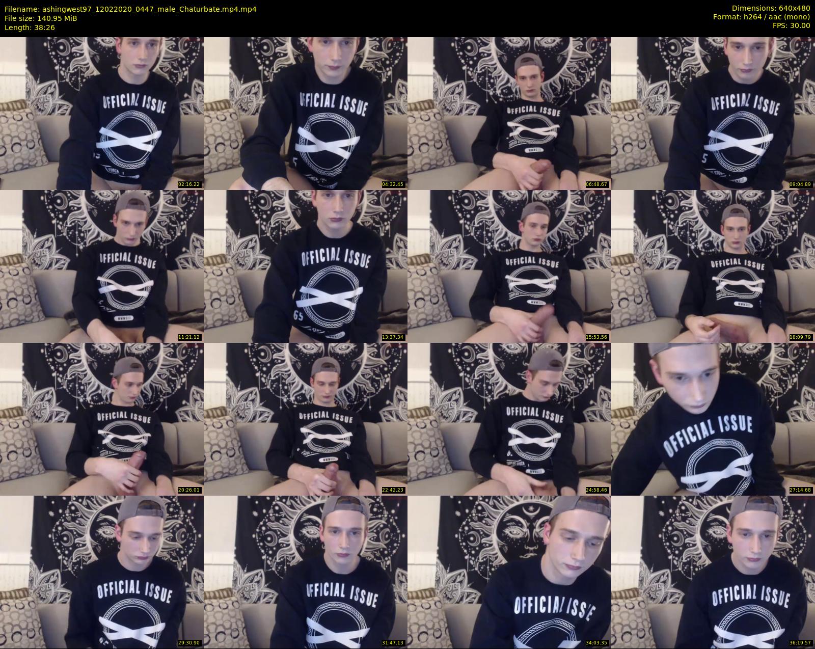 ashingwest97 — 39 minute Chaturbate male cam show recording, 480p, Feb 12, 2020