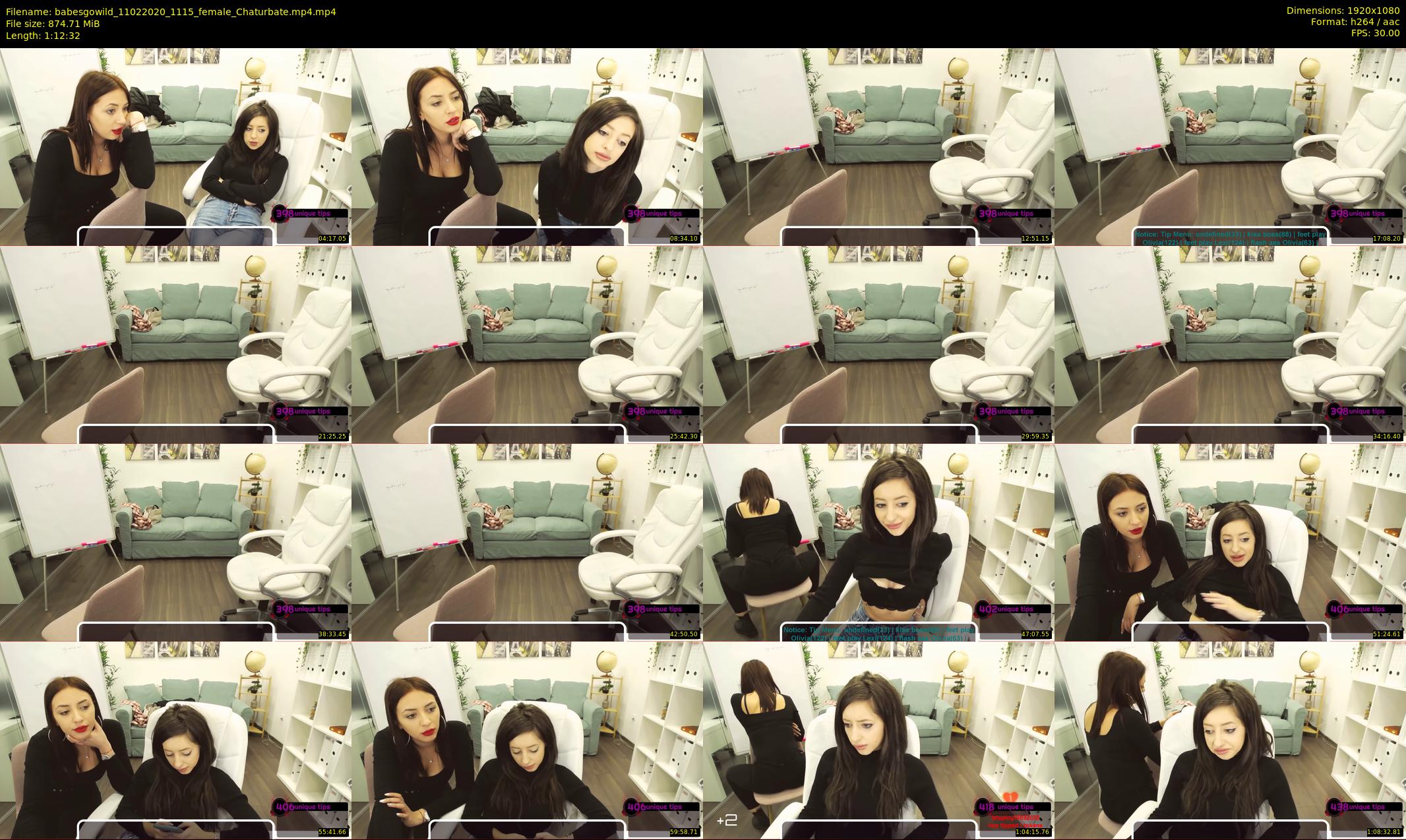 babesgowild — 73 minute Chaturbate couple cam show recording, 1080p, Feb 11, 2020