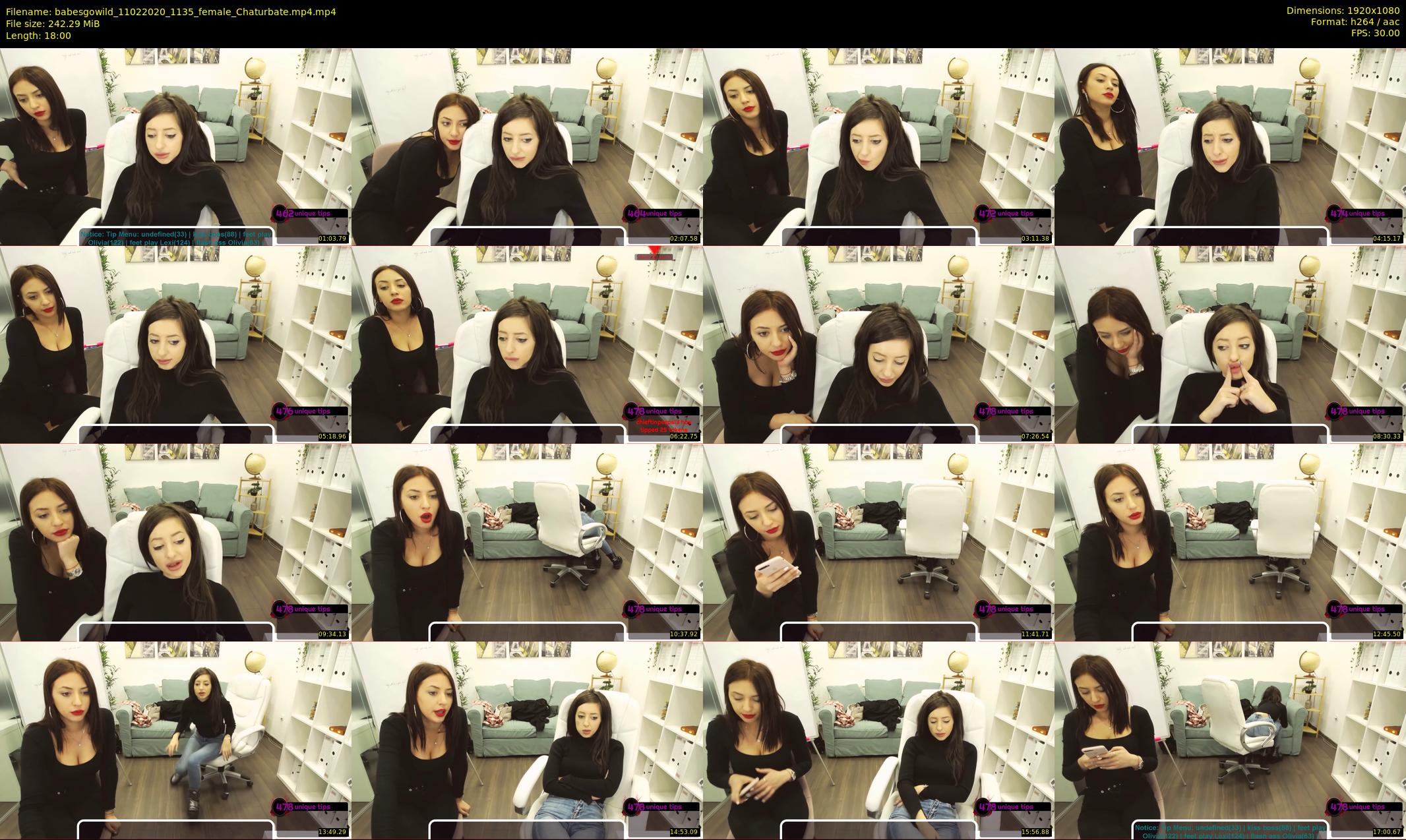 babesgowild — 18 minute Chaturbate couple cam show recording, 1080p, Feb 11, 2020