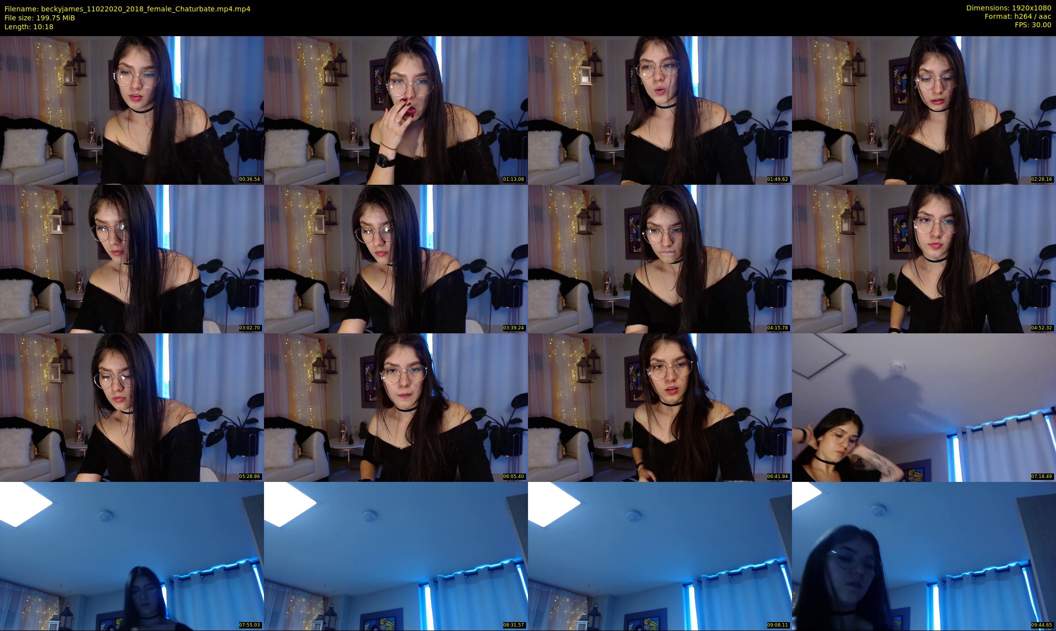 beckyjames — 11 minute Chaturbate female cam show recording, 1080p, Feb 11, 2020