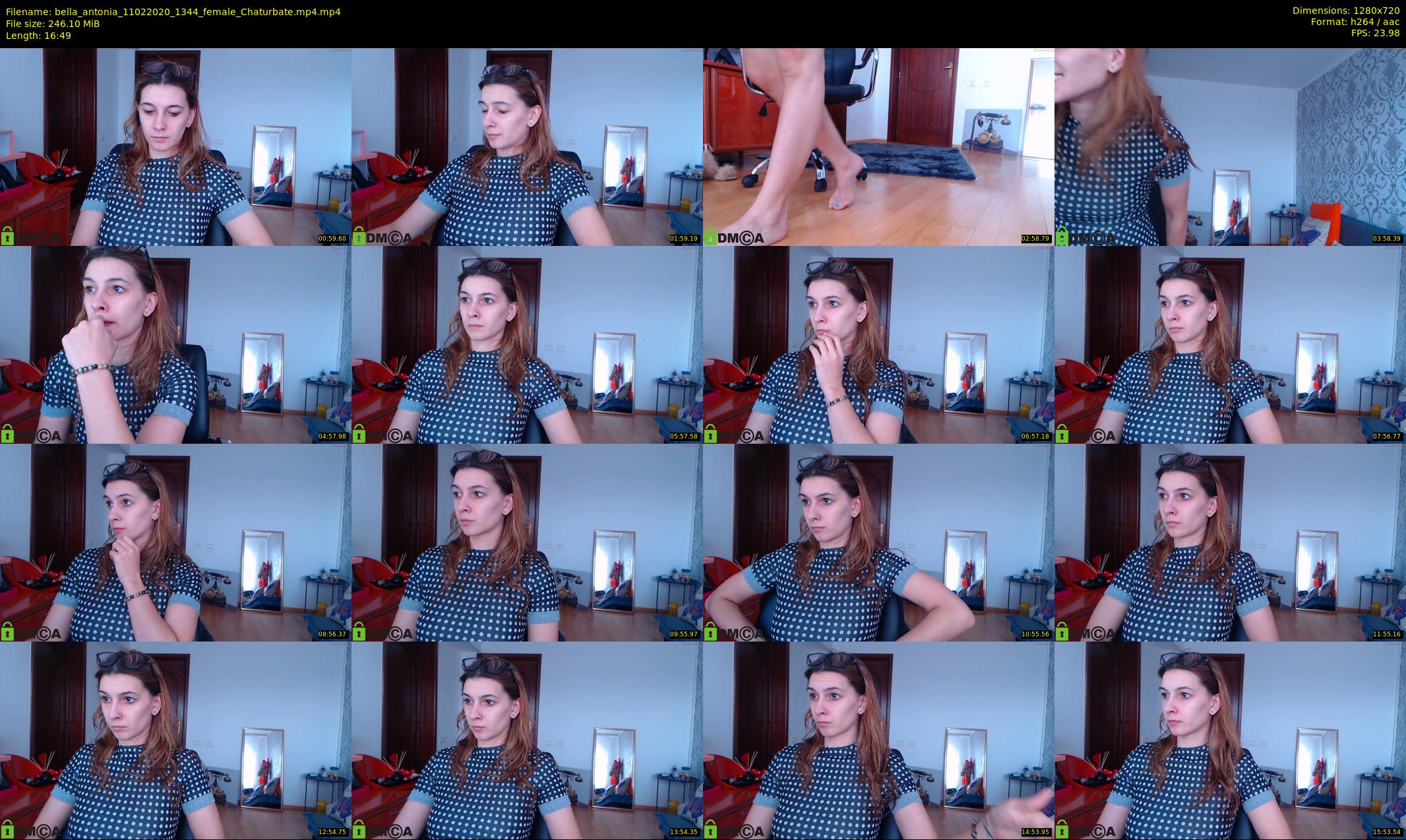 bella_antonia — 17 minute Chaturbate female cam show recording, 720p, Feb 11, 2020