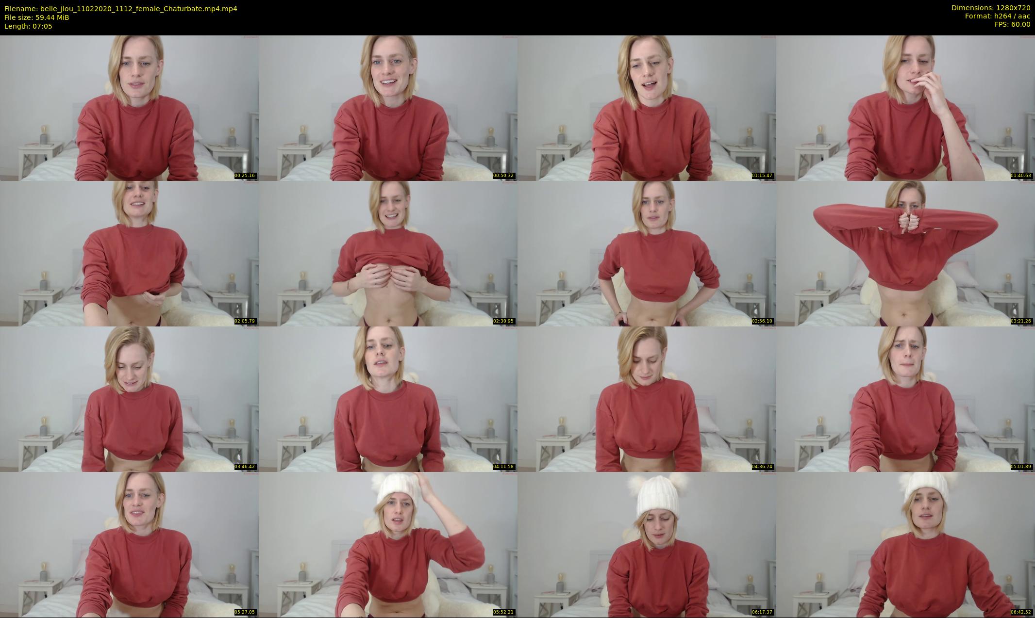 belle_jlou — 8 minute Chaturbate female cam show recording, 720p, Feb 11, 2020