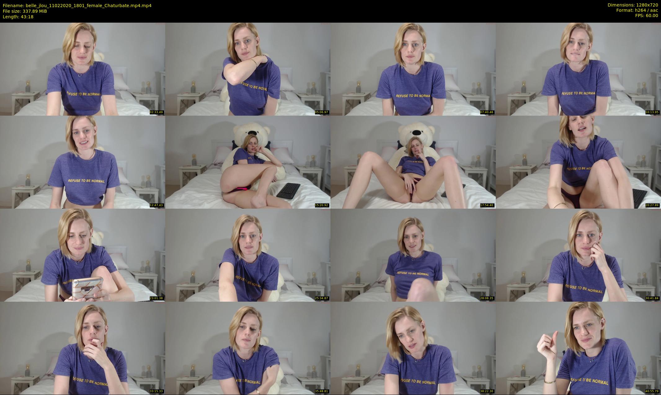 belle_jlou — 44 minute Chaturbate female cam show recording, 720p, Feb 11, 2020