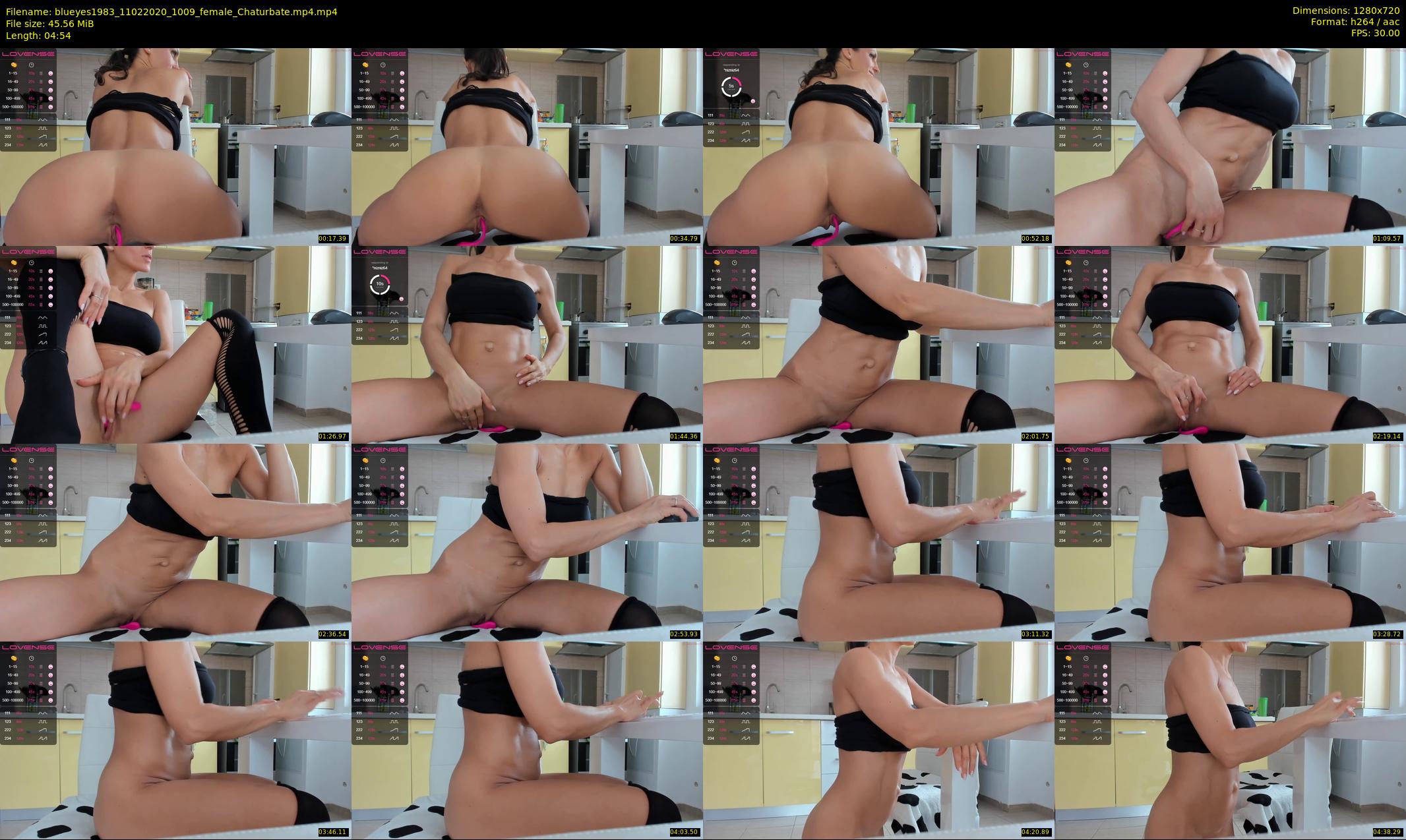 blueyes1983 — 5 minute Chaturbate female cam show recording, 720p, Feb 11, 2020