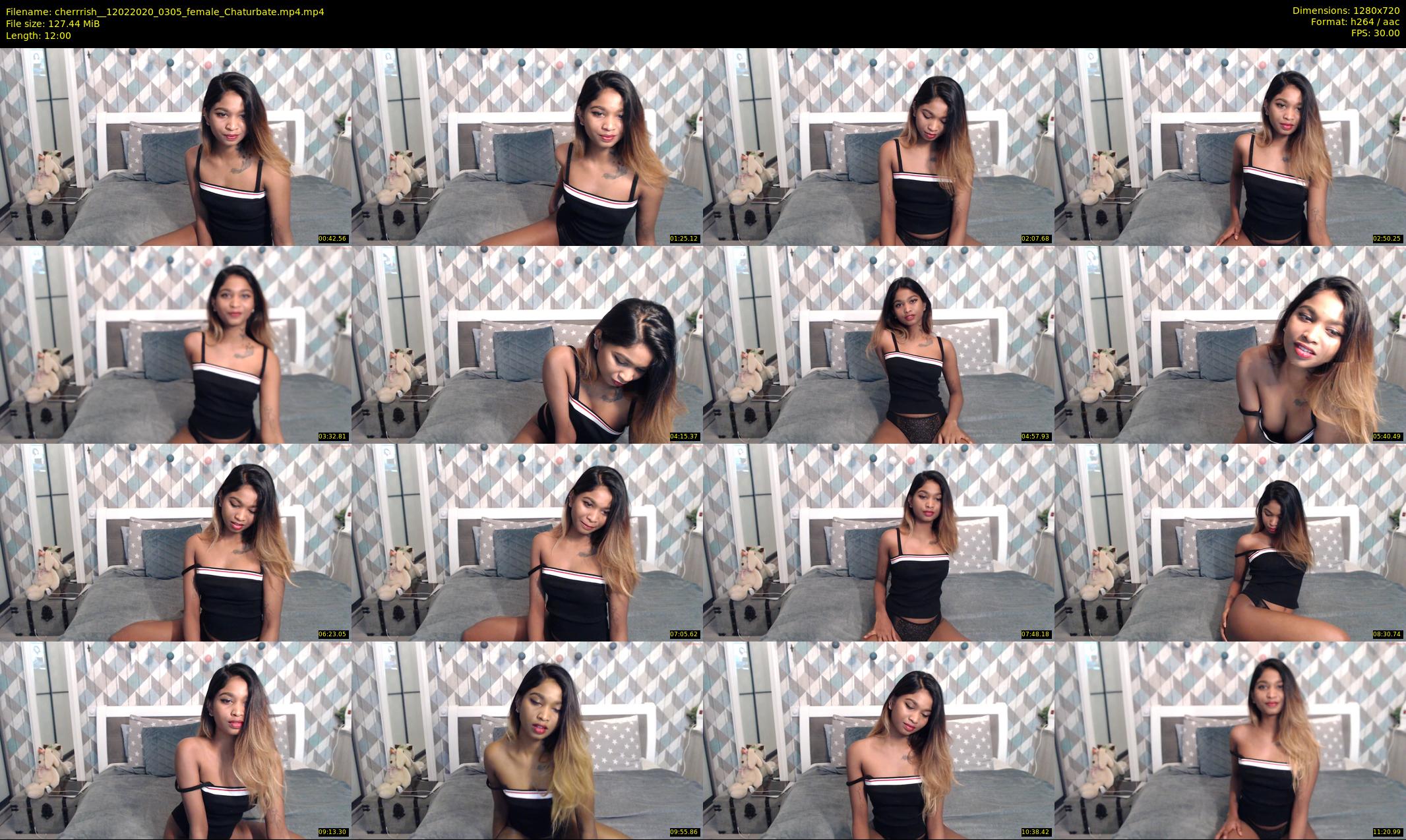 cherrrish_ — 12 minute Chaturbate female cam show recording, 720p, Feb 12, 2020