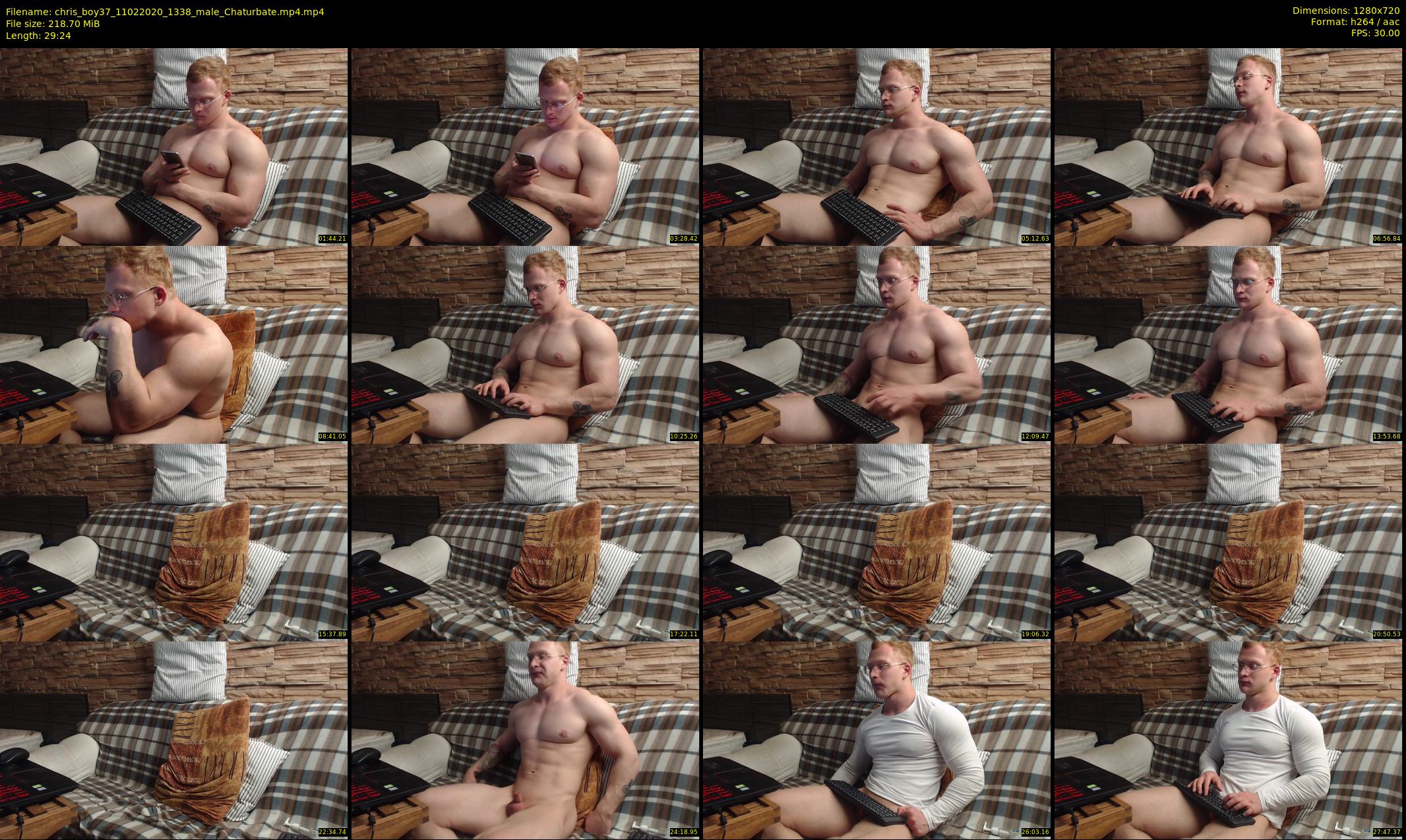 chris_boy37 — 30 minute Chaturbate male cam show recording, 720p, Feb 11, 2020