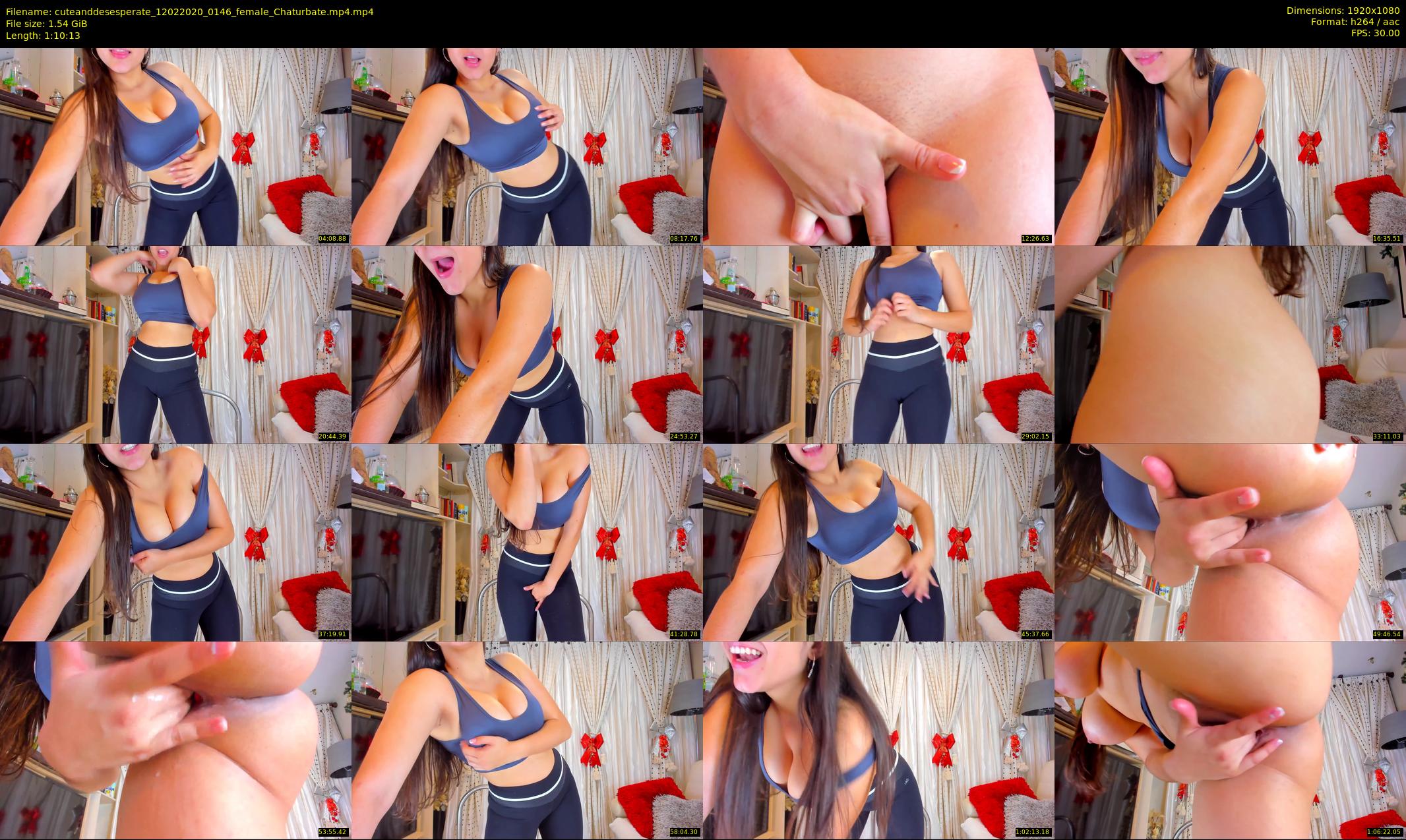 cuteanddesesperate — 71 minute Chaturbate female cam show recording, 1080p, Feb 12, 2020