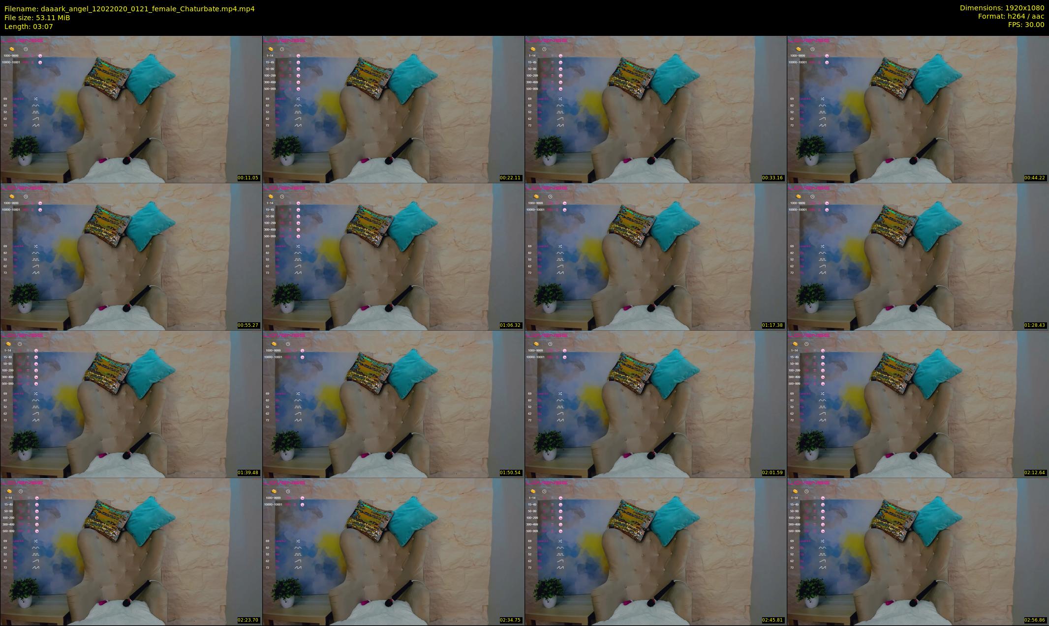 daaark_angel — 4 minute Chaturbate female cam show recording, 1080p, Feb 12, 2020