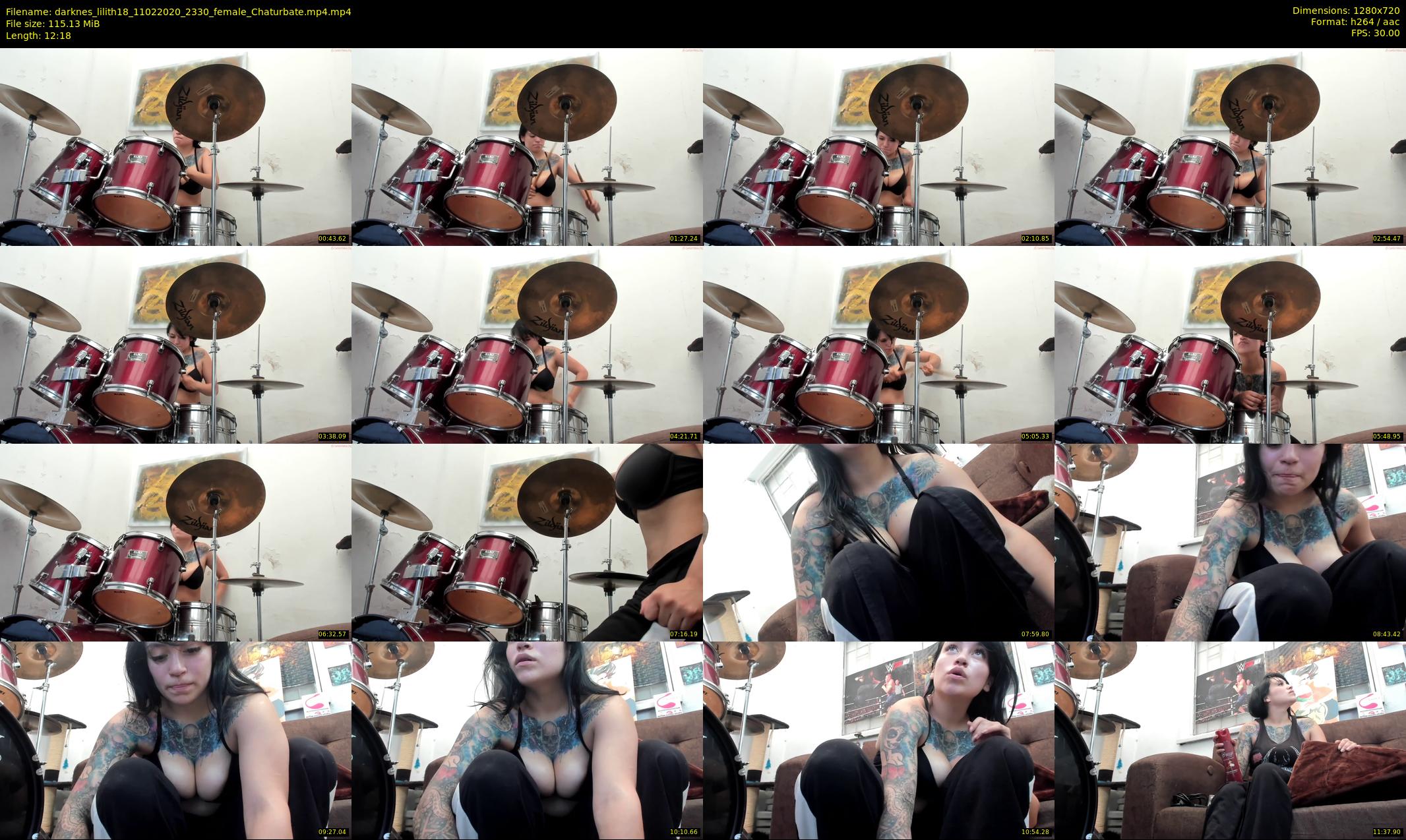 darknes_lilith18 — 13 minute Chaturbate female cam show recording, 720p, Feb 11, 2020