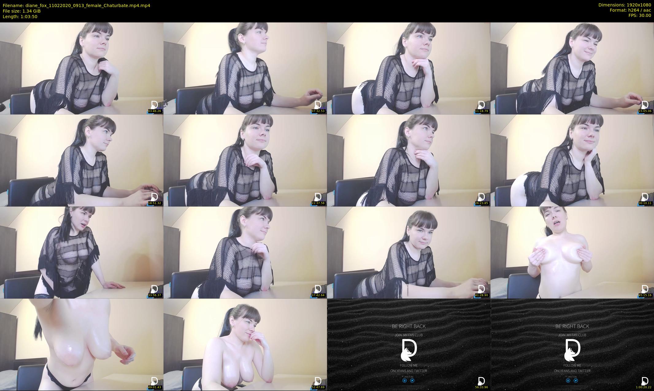 diane_fox — 64 minute Chaturbate female cam show recording, 1080p, Feb 11, 2020