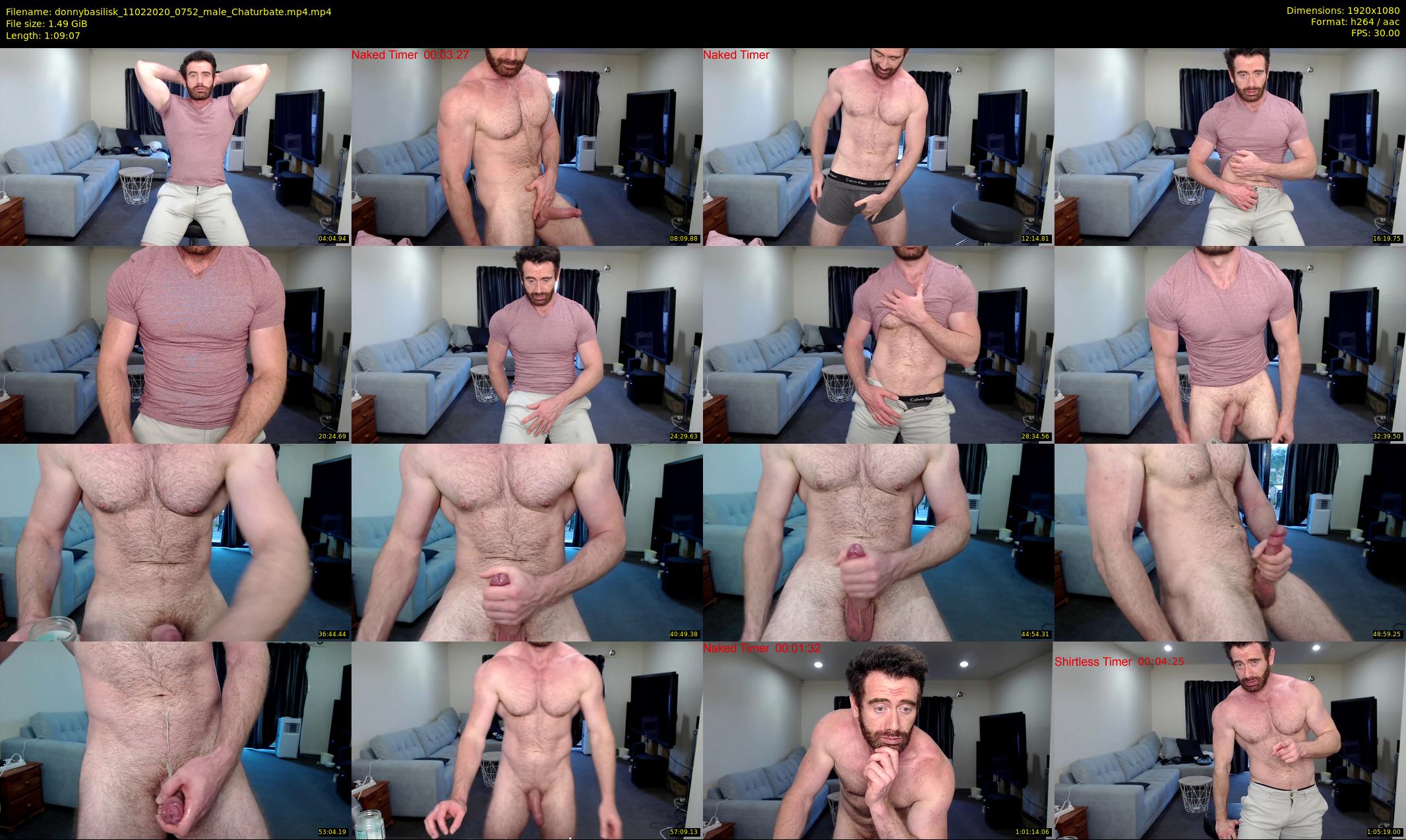 donnybasilisk — 70 minute Chaturbate male cam show recording, 1080p, Feb 11, 2020
