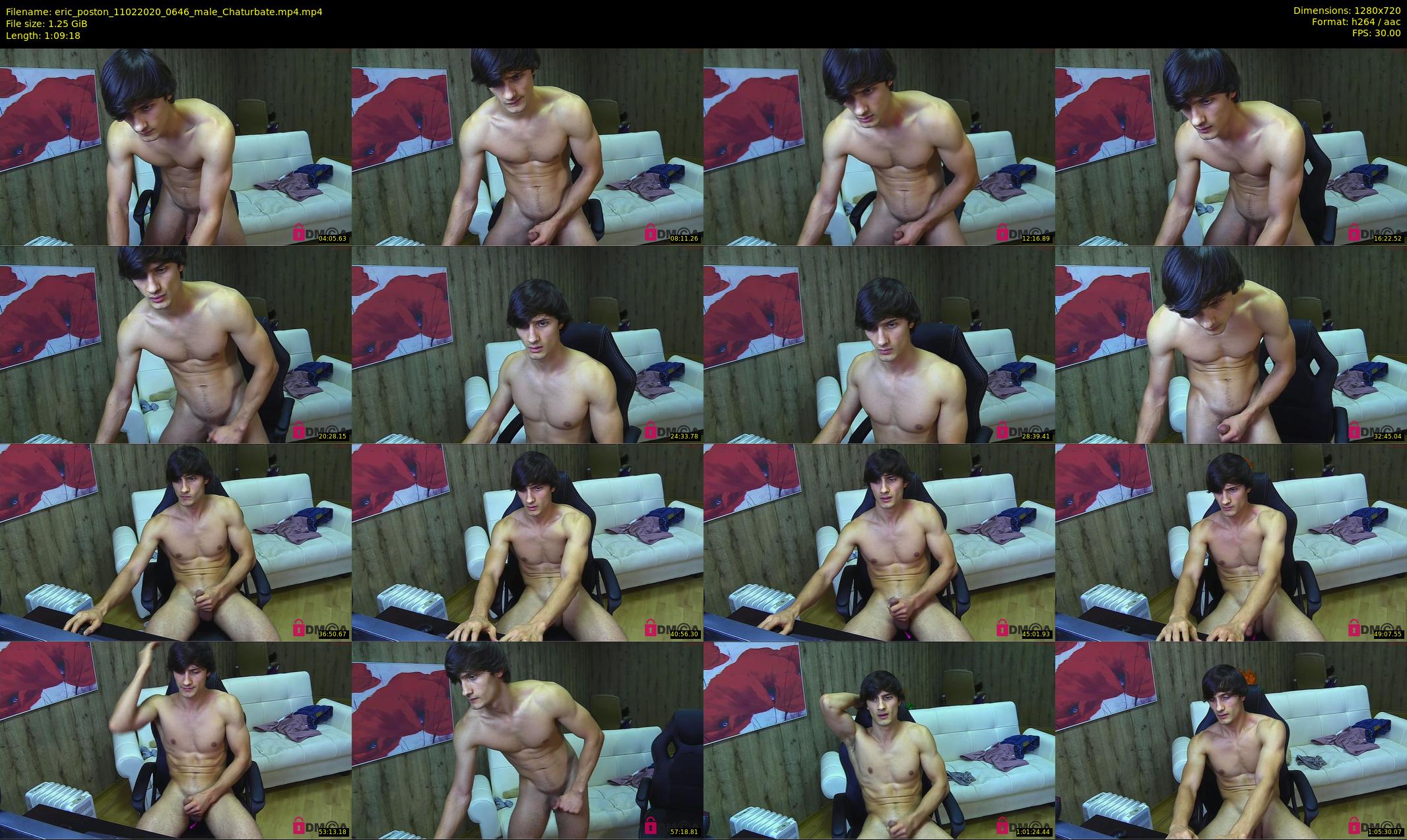 eric_poston — 70 minute Chaturbate male cam show recording, 720p, Feb 11, 2020