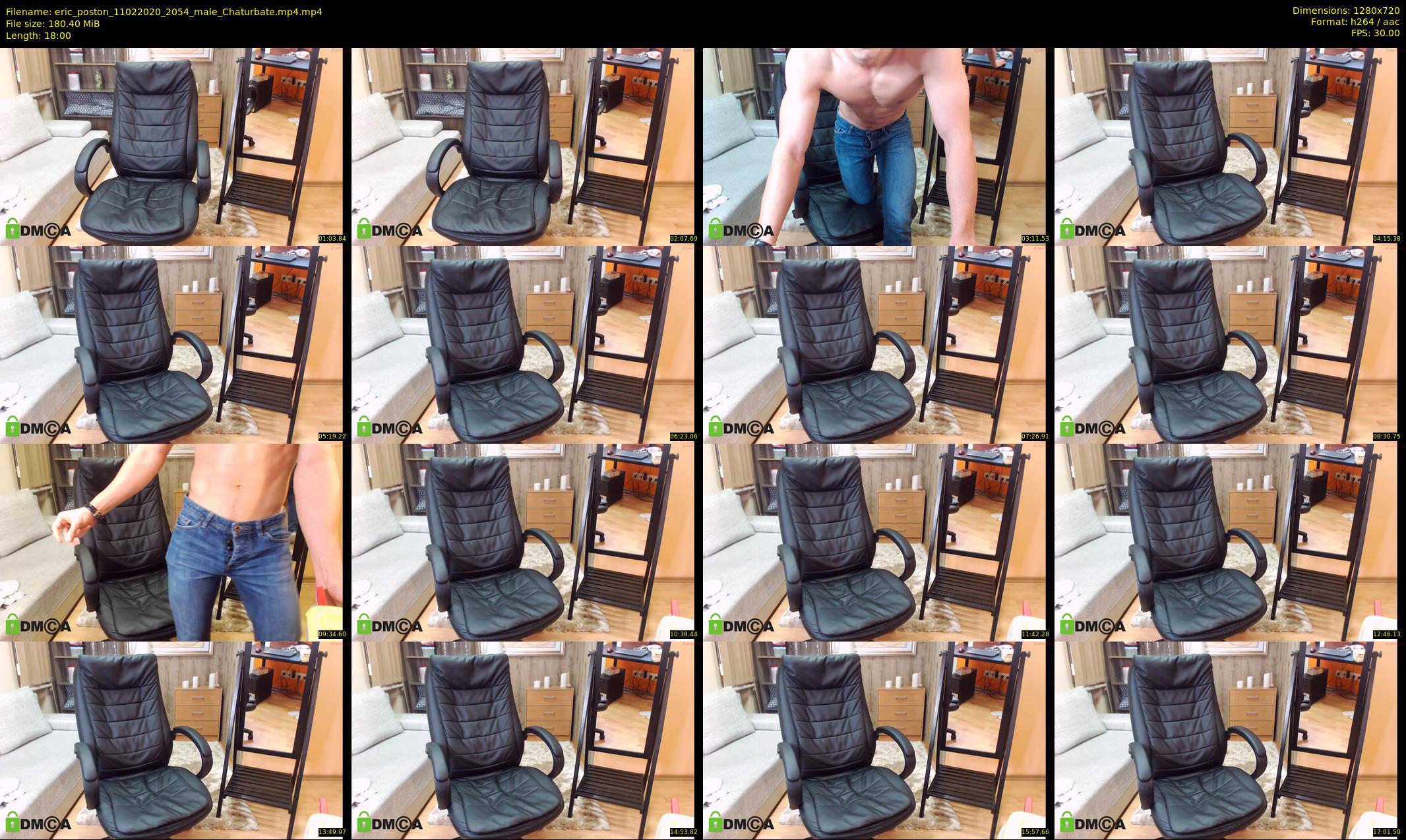 eric_poston — 18 minute Chaturbate male cam show recording, 720p, Feb 11, 2020