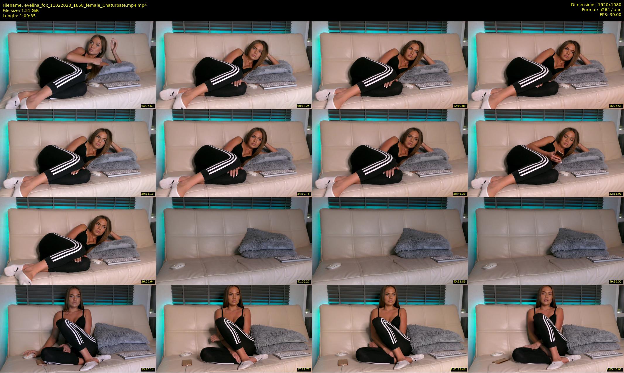 evelina_fox — 70 minute Chaturbate female cam show recording, 1080p, Feb 11, 2020