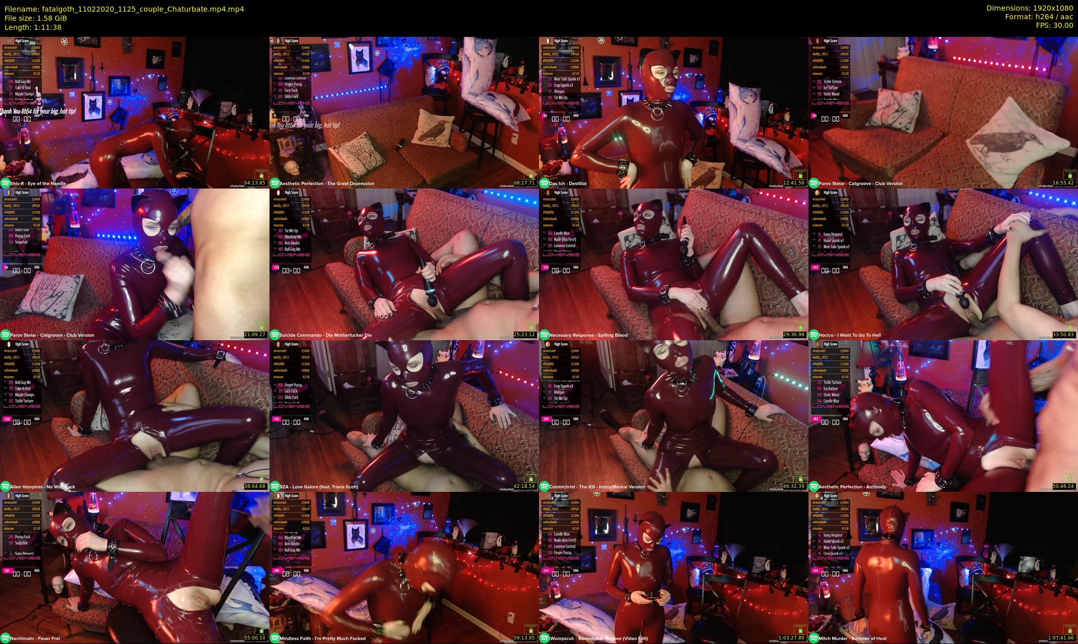 fatalgoth — 72 minute Chaturbate couple cam show recording, 1080p, Feb 11, 2020