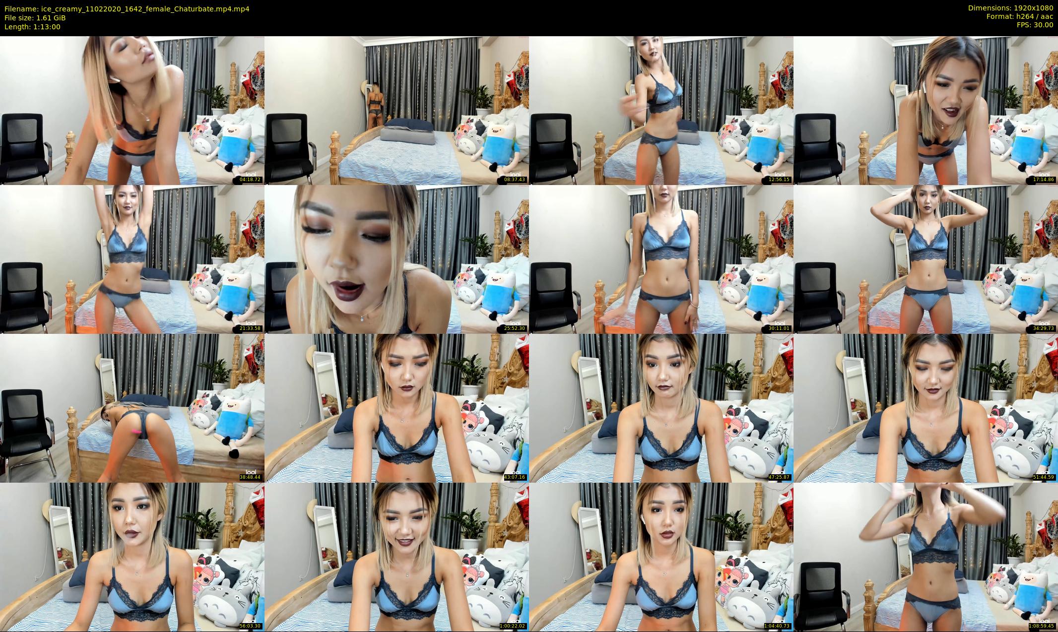 ice_creamy — 73 minute Chaturbate female cam show recording, 1080p, Feb 11, 2020