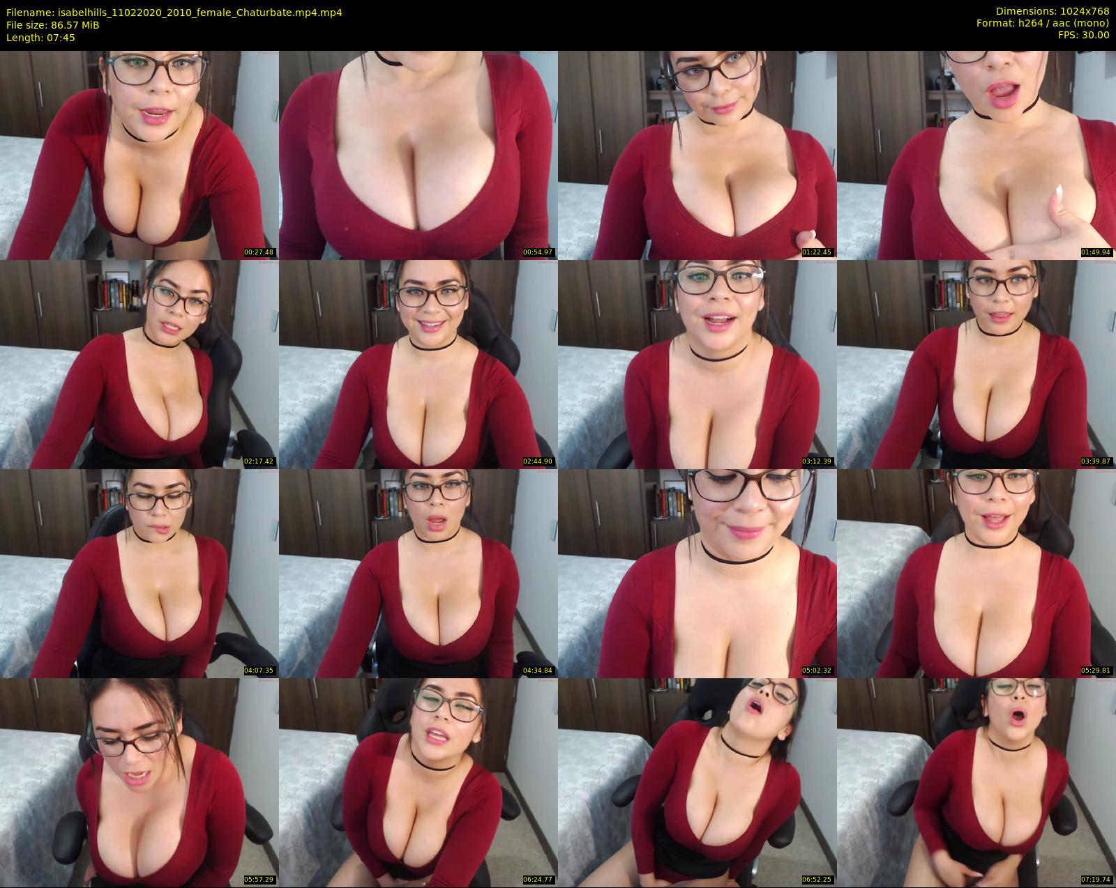 isabelhills — 8 minute Chaturbate female cam show recording, 720p, Feb 11, 2020