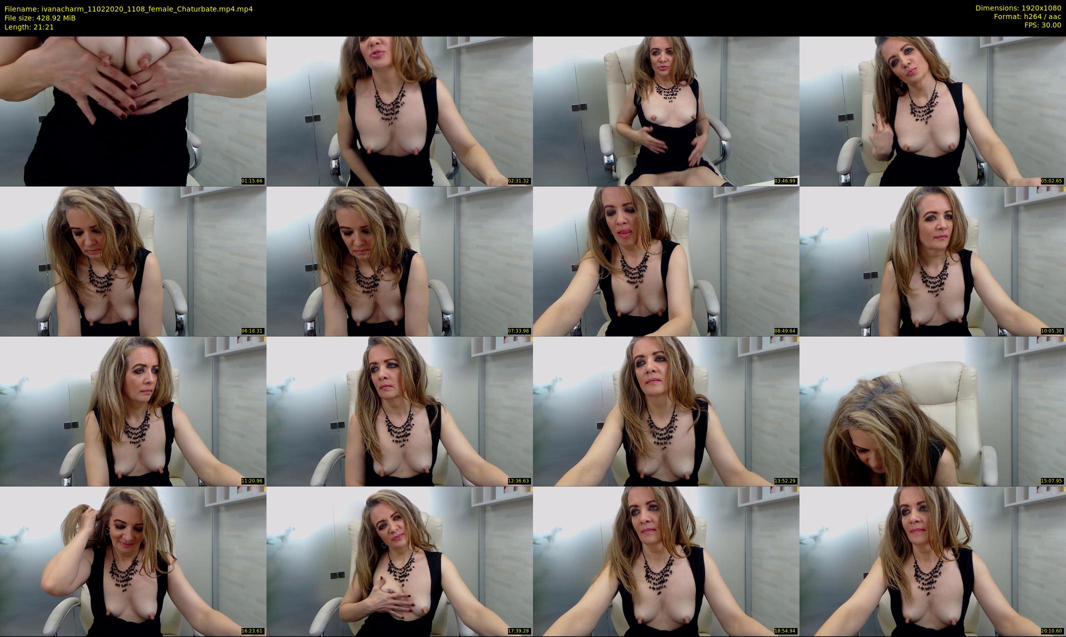 ivanacharm — 22 minute Chaturbate female cam show recording, 1080p, Feb 11, 2020