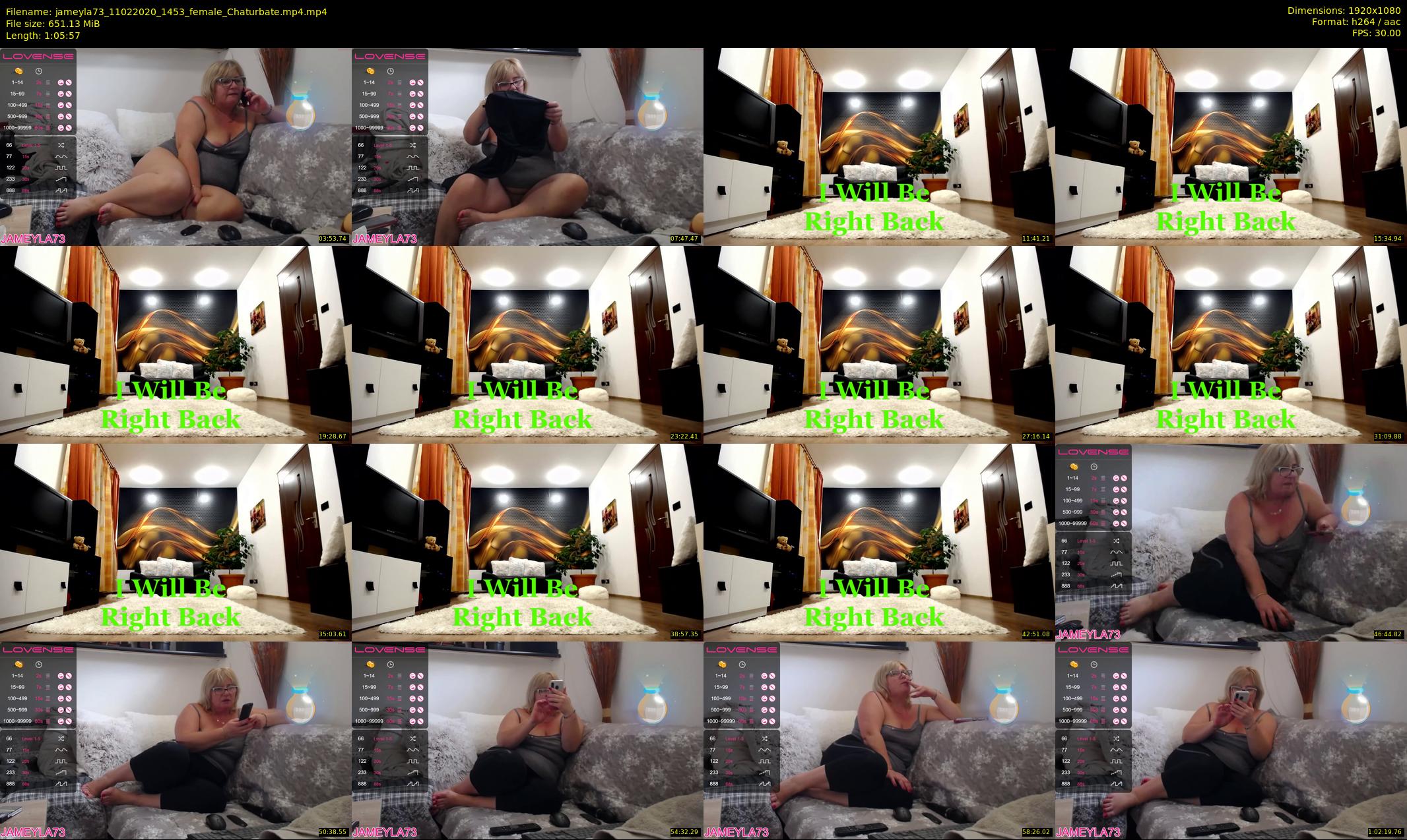 jameyla73 — 66 minute Chaturbate female cam show recording, 1080p, Feb 11, 2020